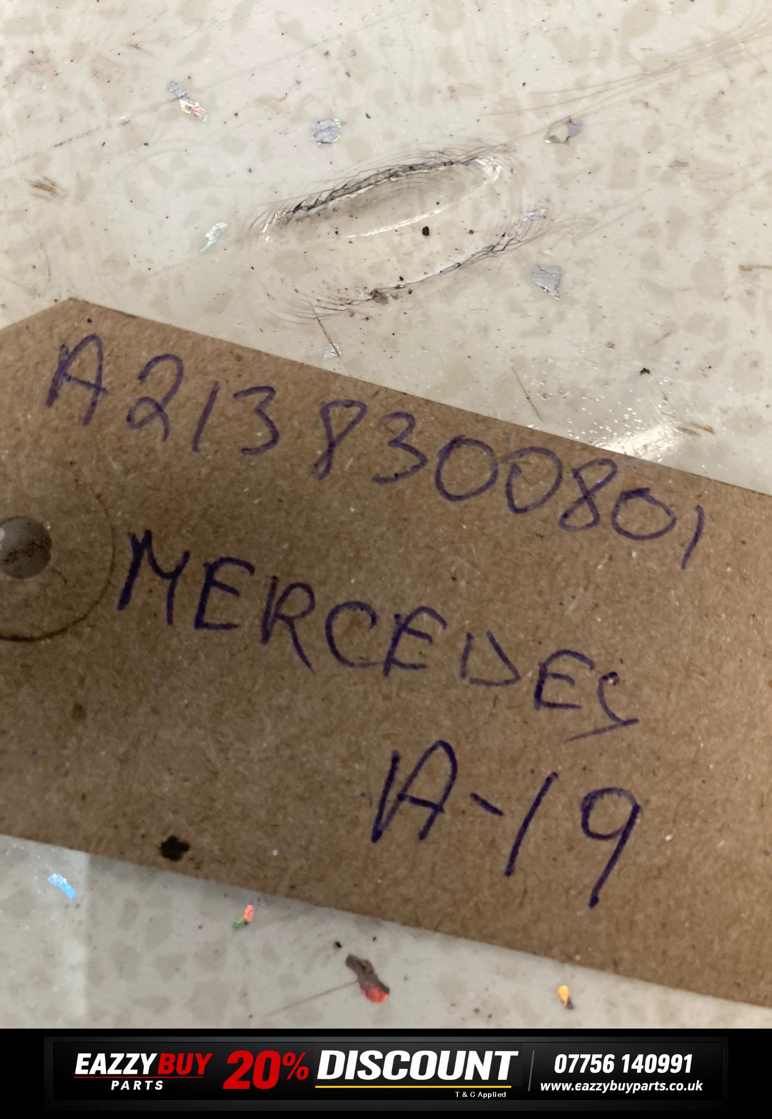 Mercedes-Benz E Class W213 2016-2022 Air Conditioning Pipe a2138300801