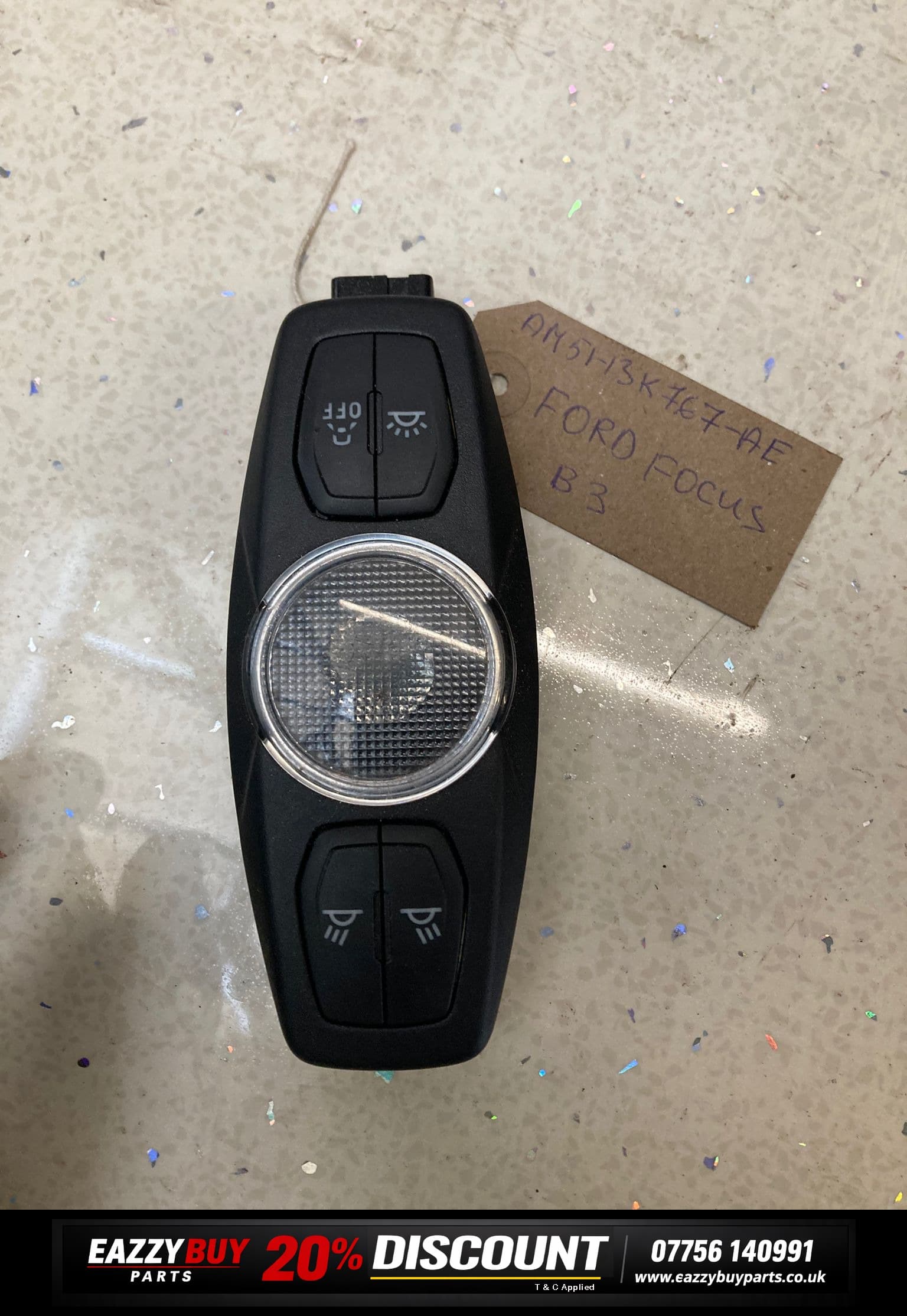 Ford Focus Mk3 Facelift 2011-2018 Interior Roof Reading Light am5113k767ae