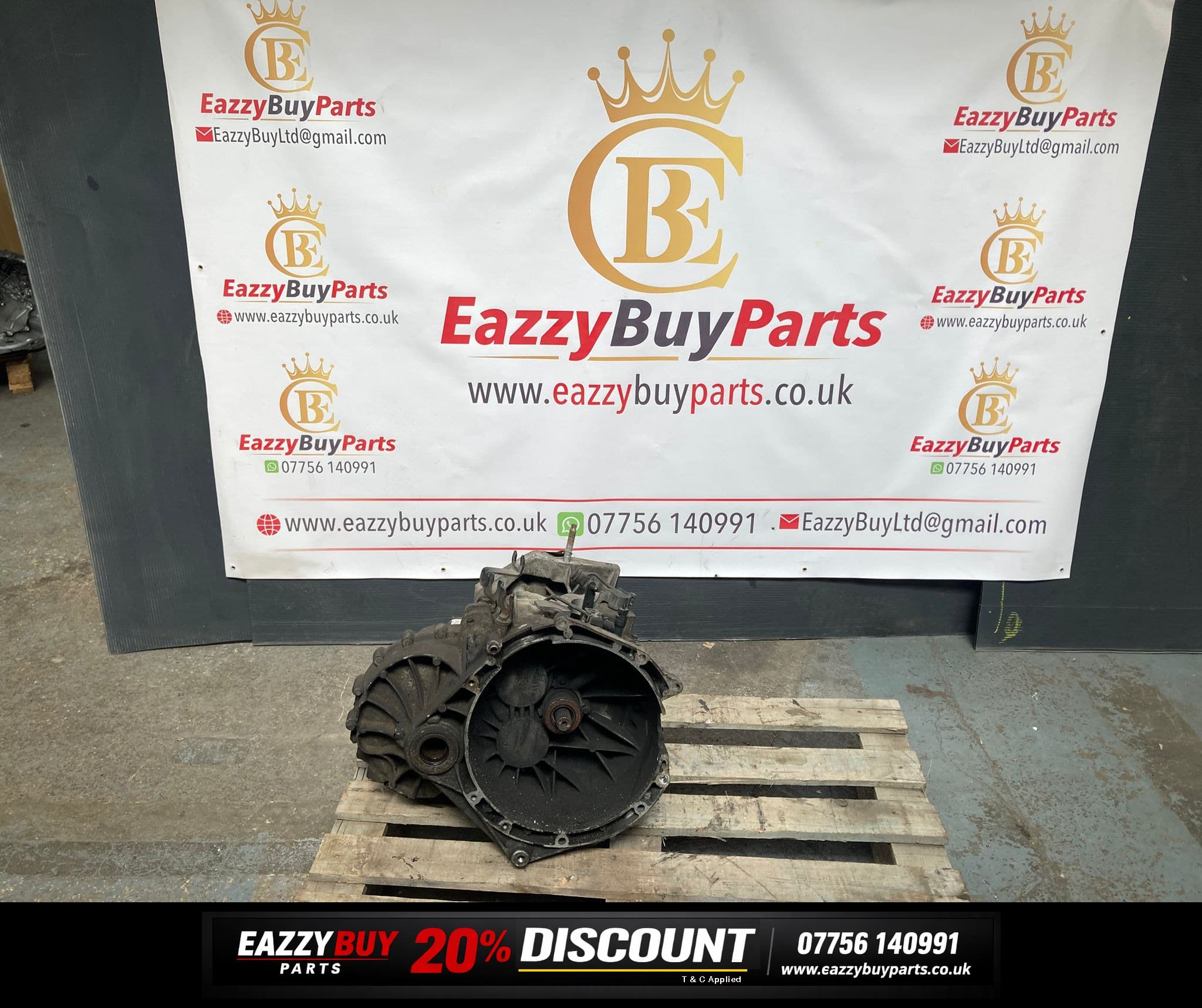 Ford Transit Custom MK8 Gearbox 2.2 Diesel 6 Speed Manual FG66T fk2r-7002-cga