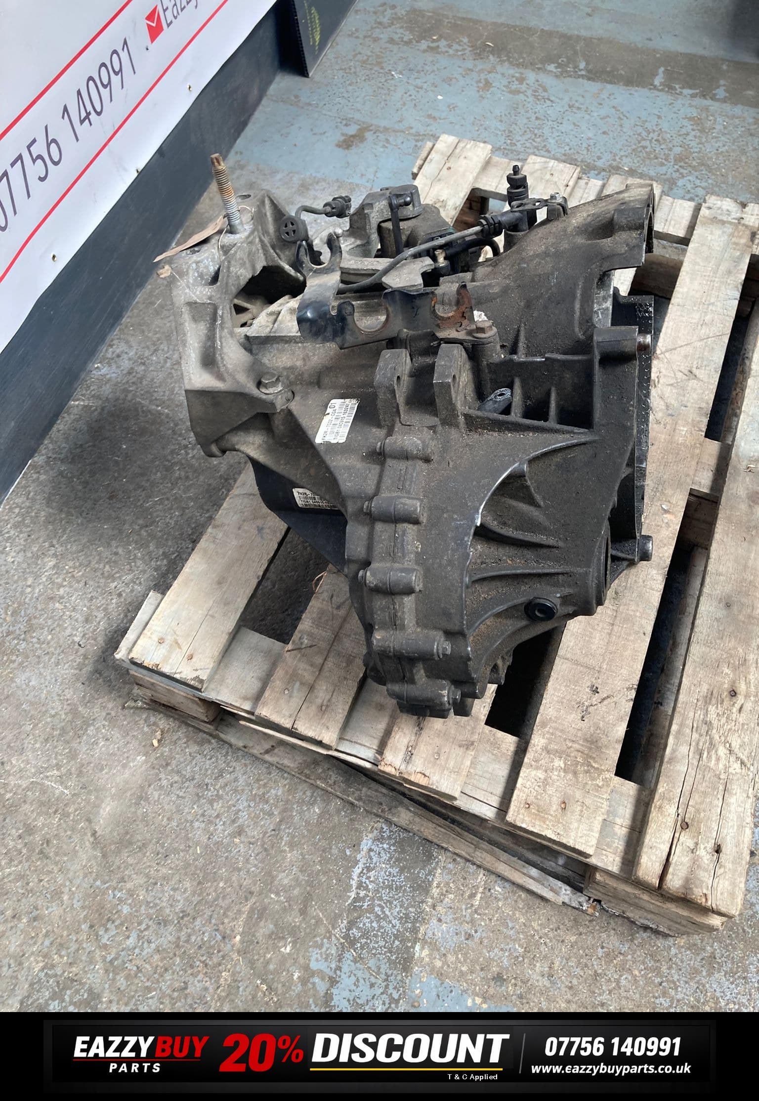 Ford Transit Custom MK8 Gearbox 2.2 Diesel 6 Speed Manual FG66T fk2r-7002-cga