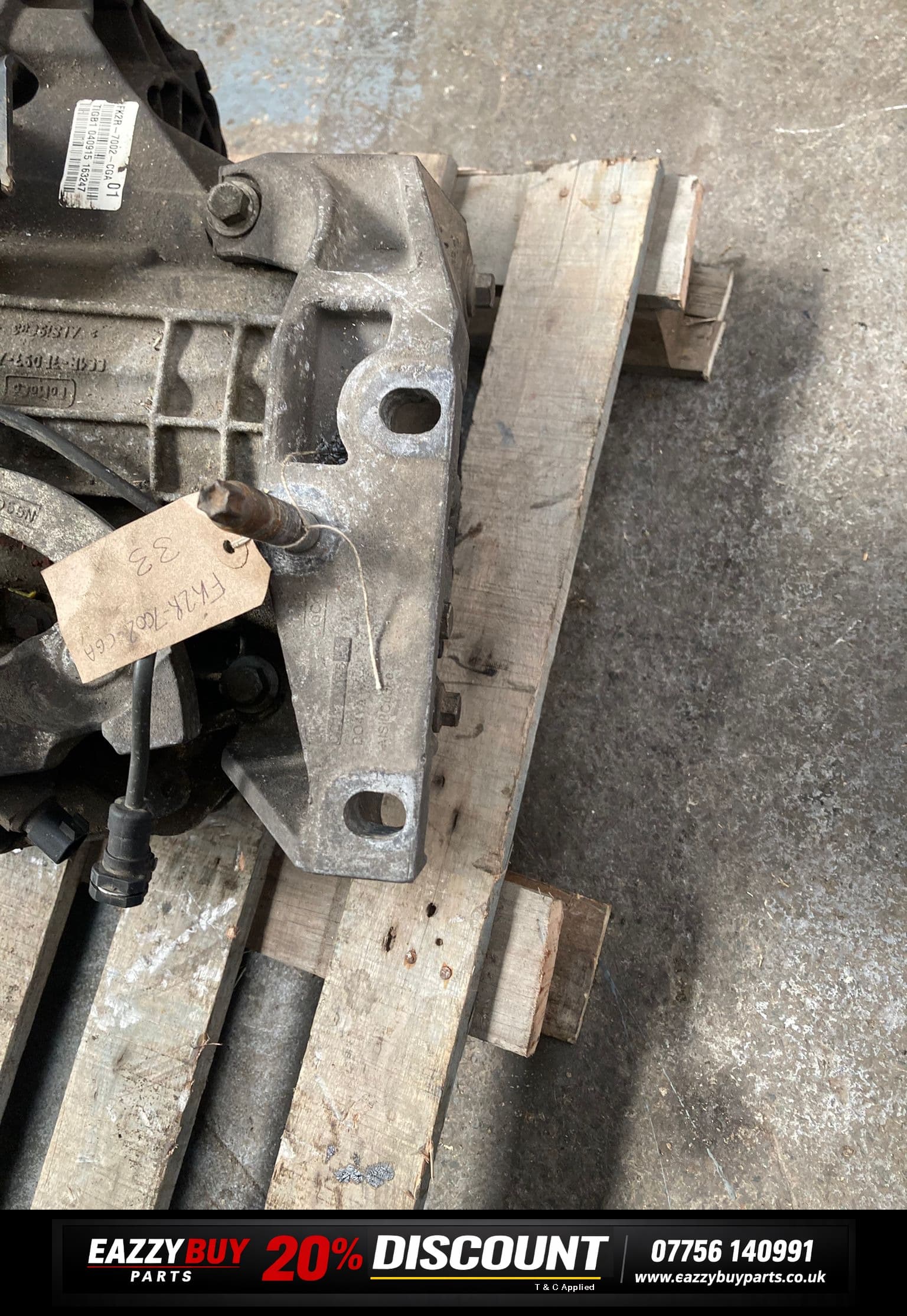 Ford Transit Custom MK8 Gearbox 2.2 Diesel 6 Speed Manual FG66T fk2r-7002-cga