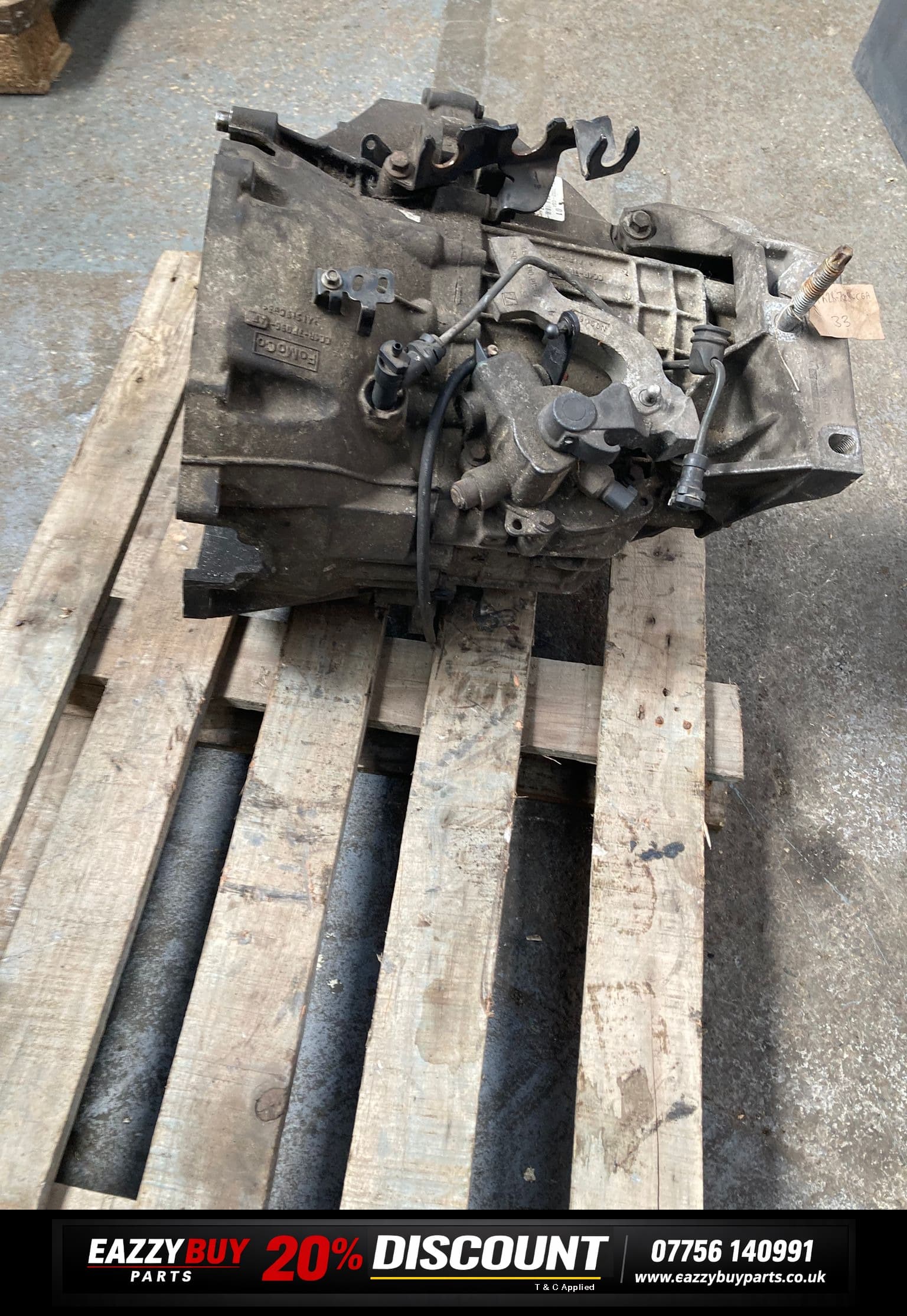 Ford Transit Custom MK8 Gearbox 2.2 Diesel 6 Speed Manual FG66T fk2r-7002-cga