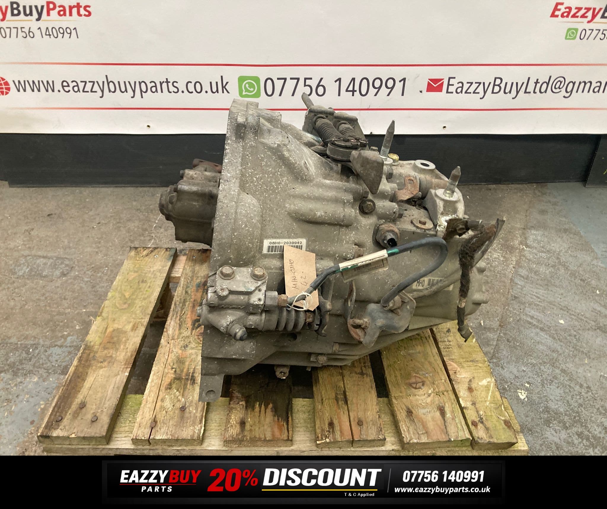 HONDA CRV MK3 2007-2011 GEARBOX 6 Speed Manual MHO-08H0