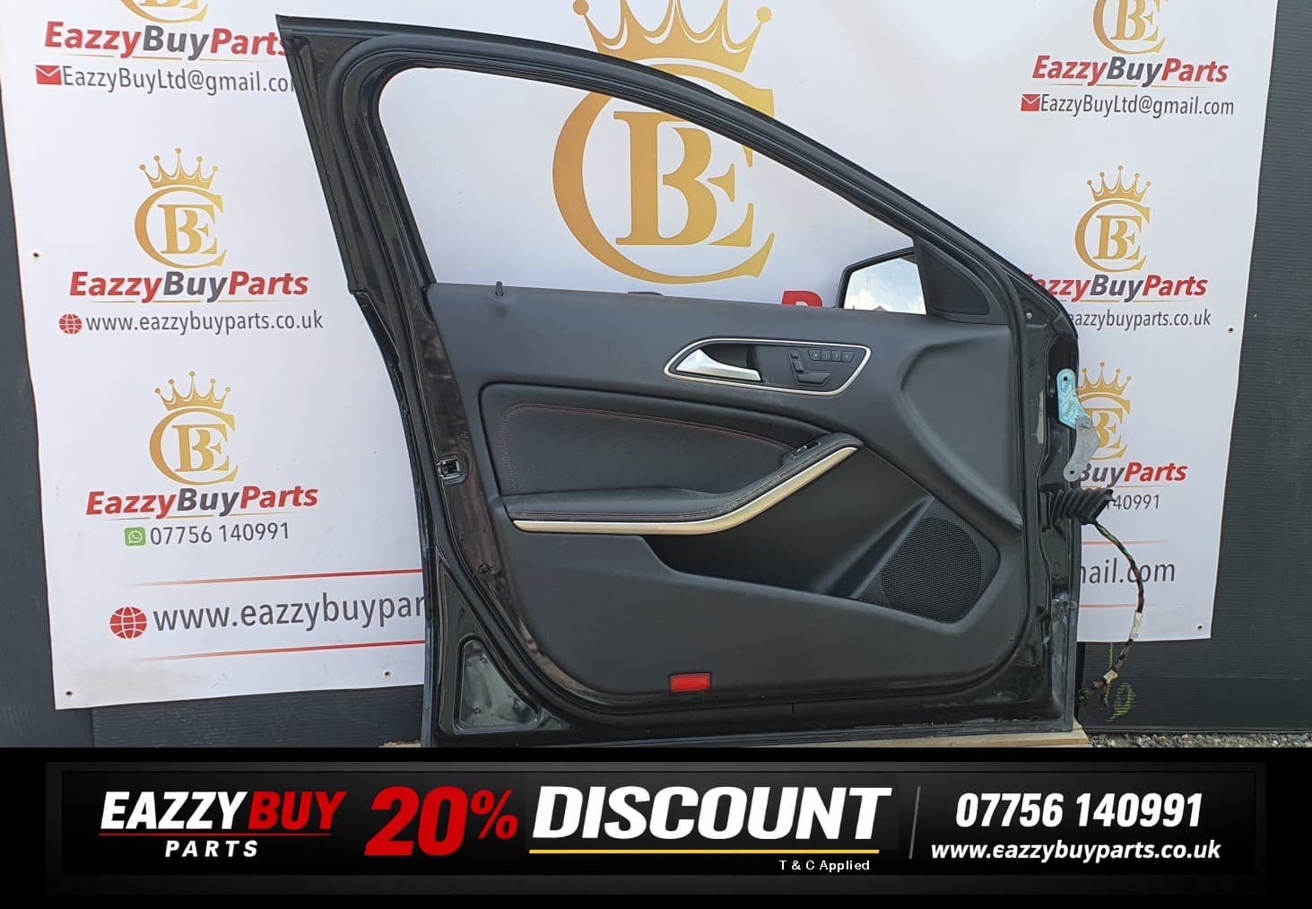 mercedes benz NSF door black