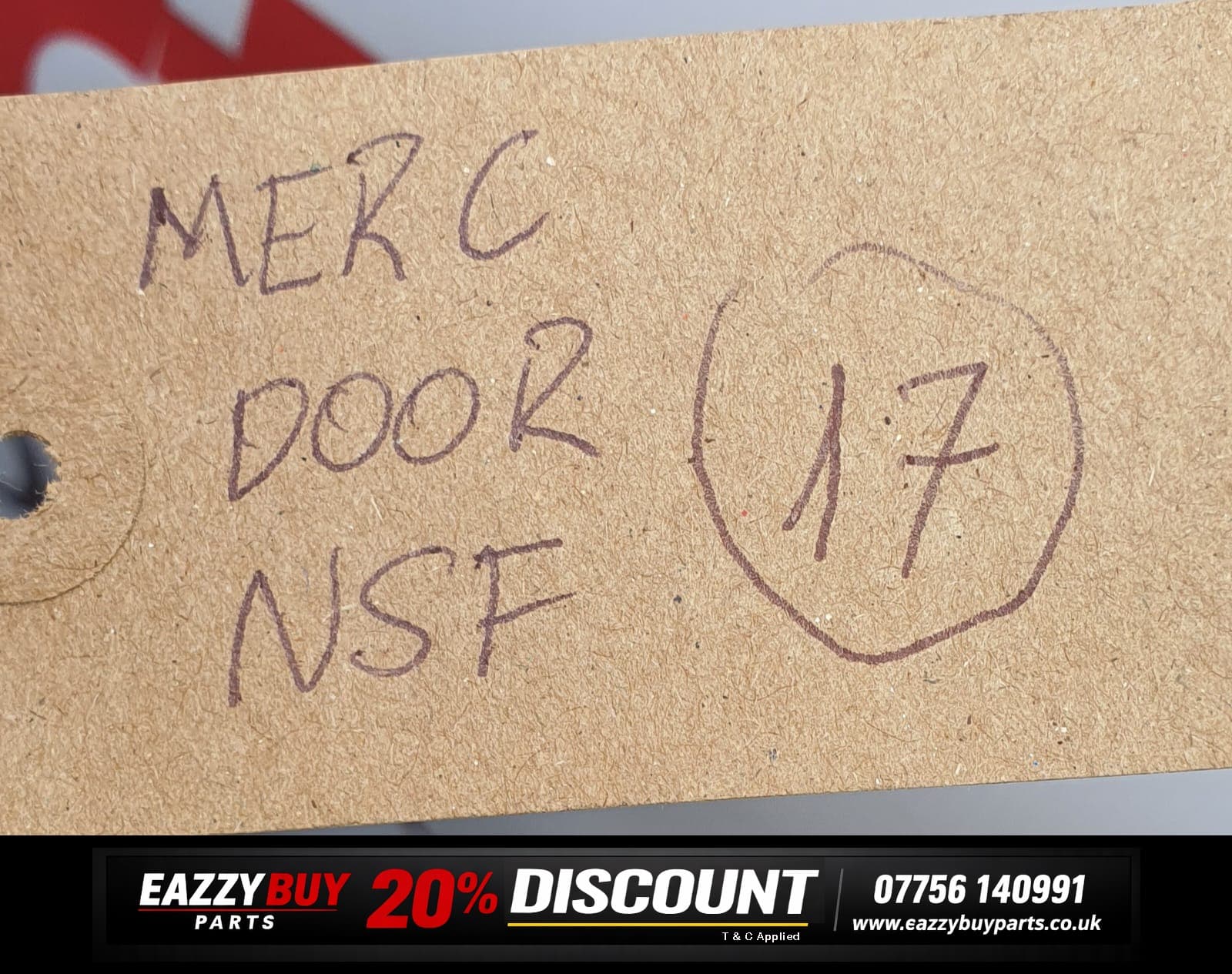 mercedes benz NSF door black