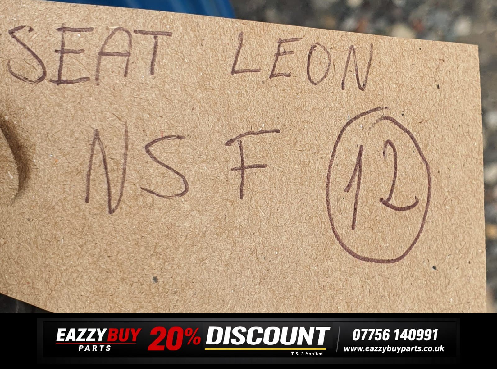 seat leon NSF door blue