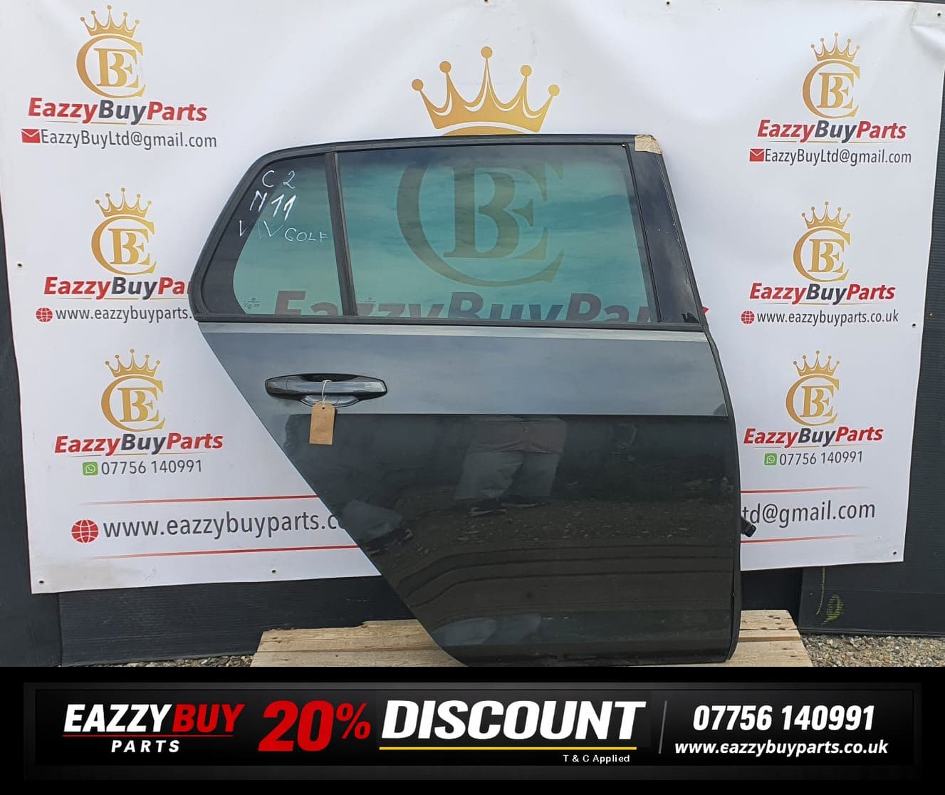 VW GOLF OSR DOOR GREY