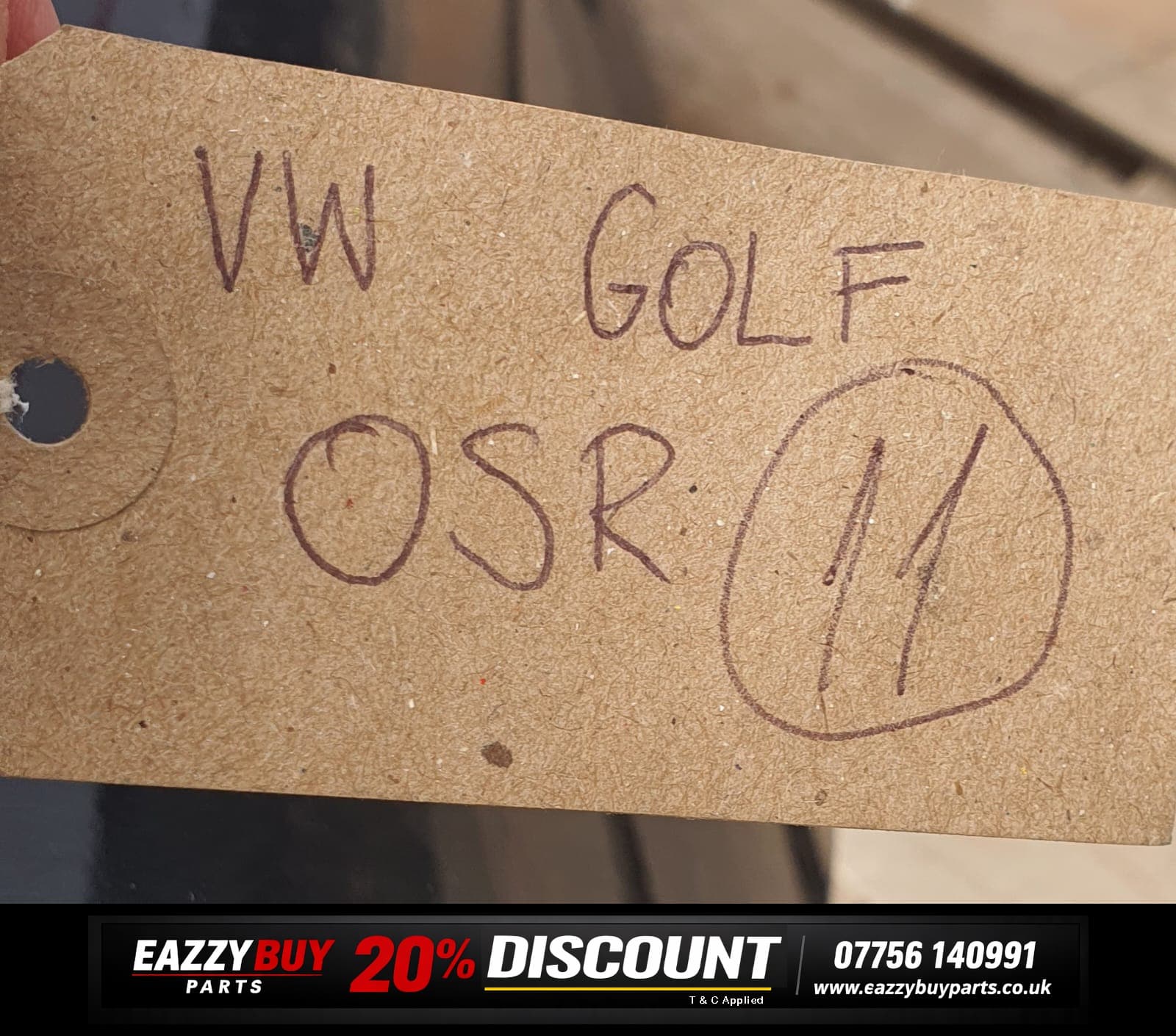 VW GOLF OSR DOOR GREY