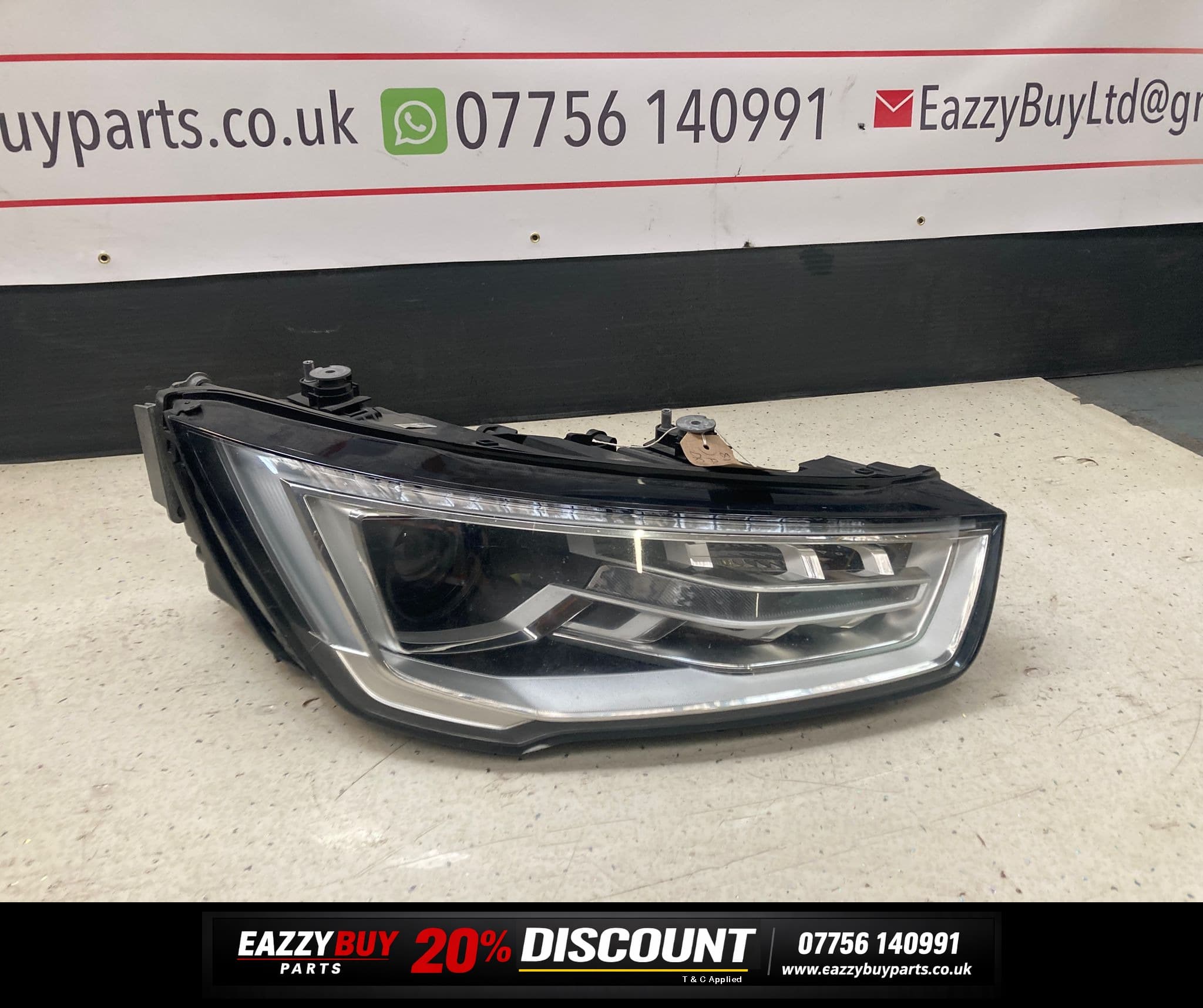 Audi A1 Facelift S Line Driver Side 2015-2018 Right Headlight 8xa941006a