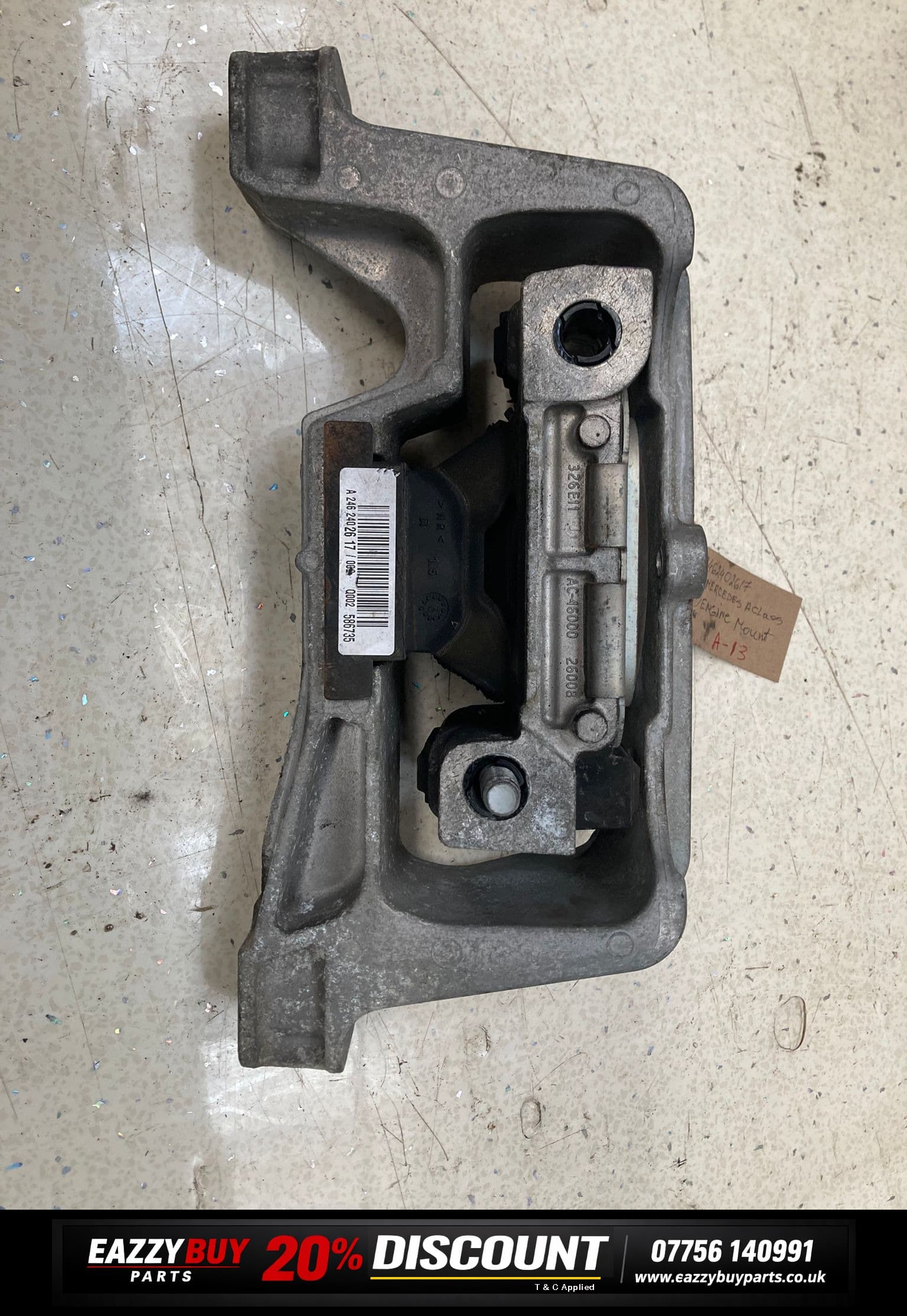 Mercedes A Class W176 2012-2018 Engine Mount Right Driver Side A2462402617