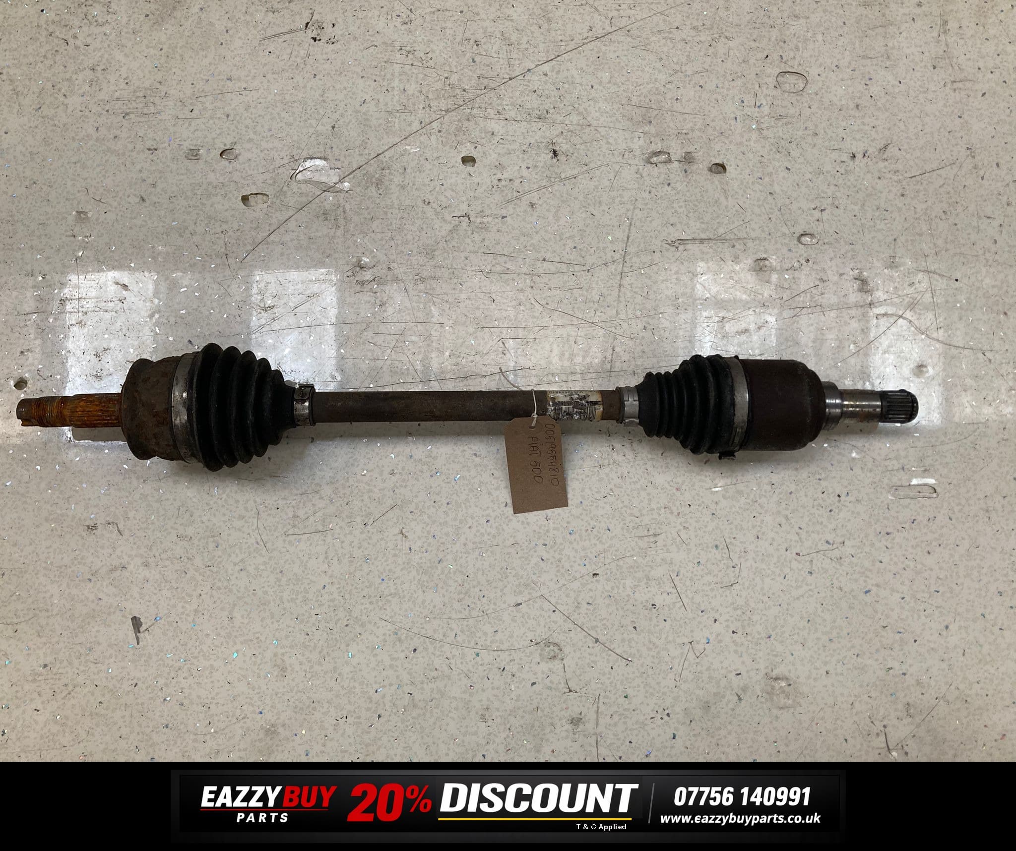 FIAT 500 MK1 07-24 Driveshaft 00519554810
