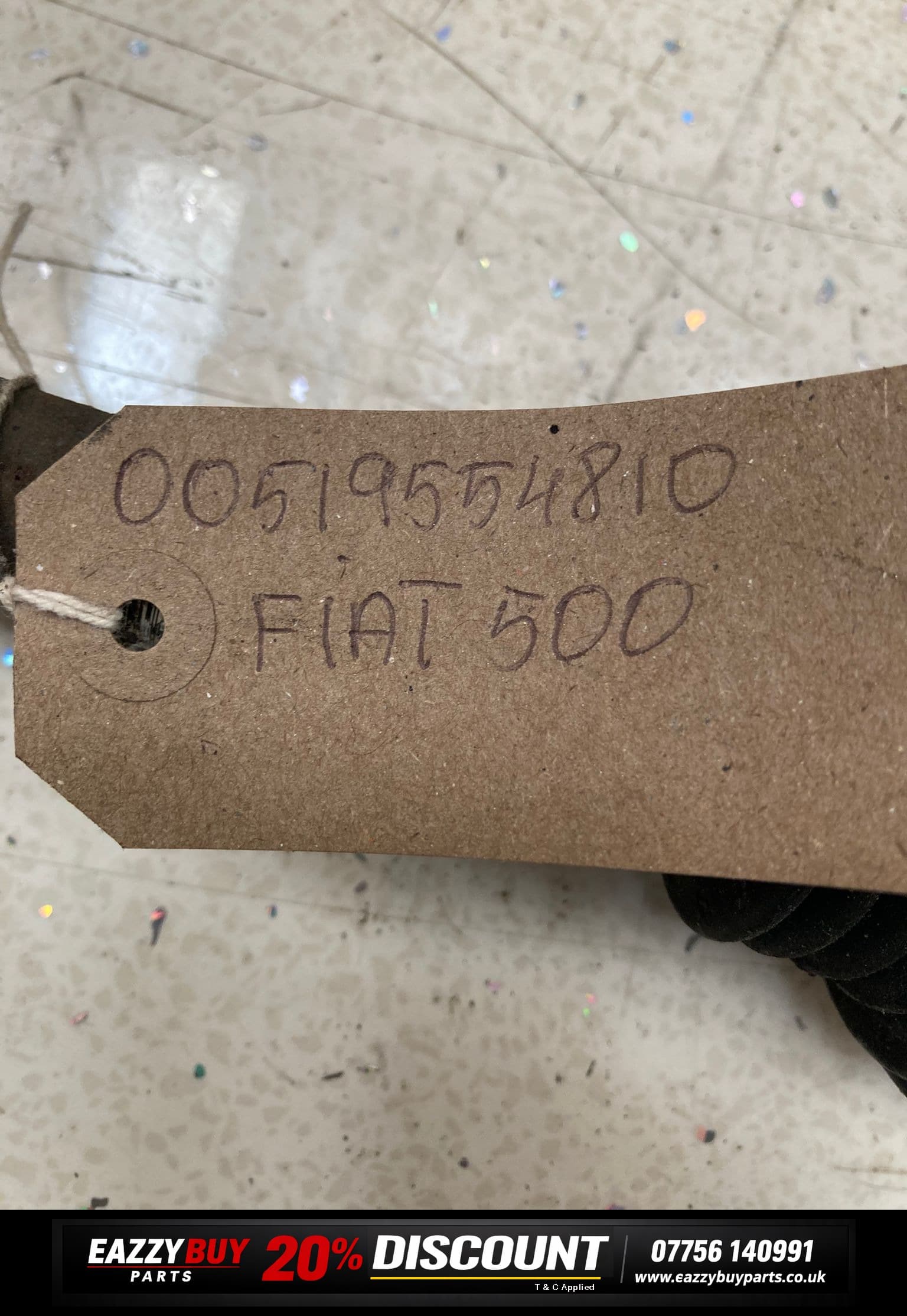 FIAT 500 MK1 07-24 Driveshaft 00519554810