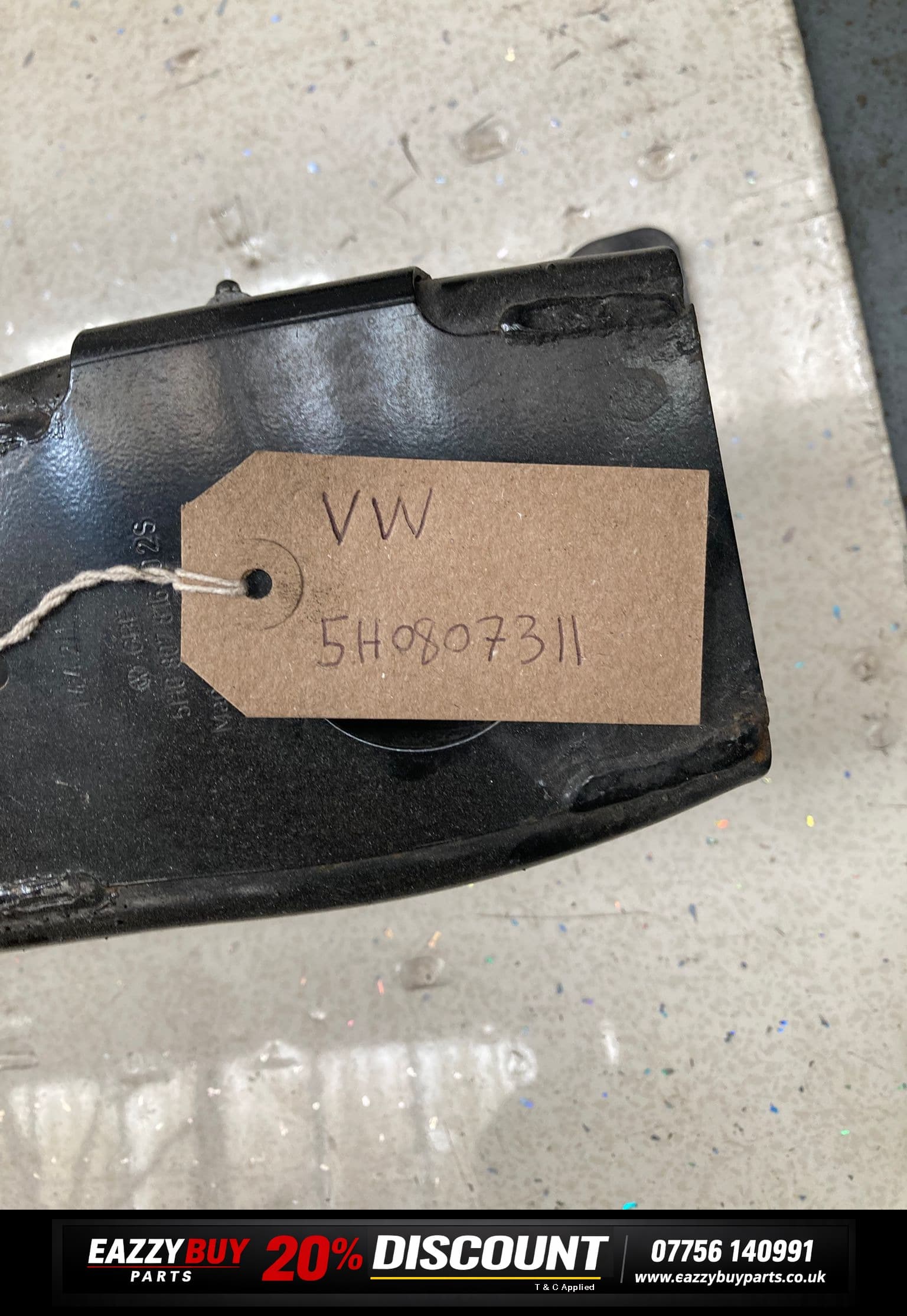Volkswagen Golf MK8 R-Line 2019-2025 Rear Bumper Reinforcement 5h0807311