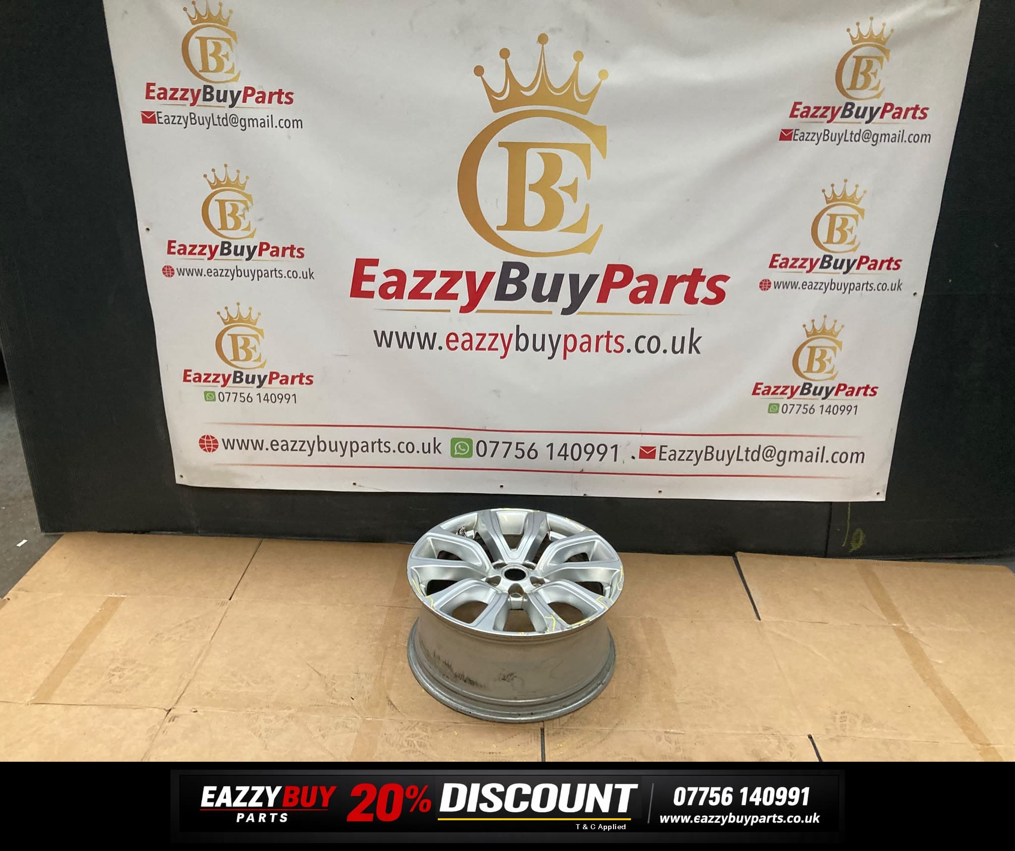 Range Rover Evoque L538 11-18 8J alloy wheel NO TYRE EJ321007AA