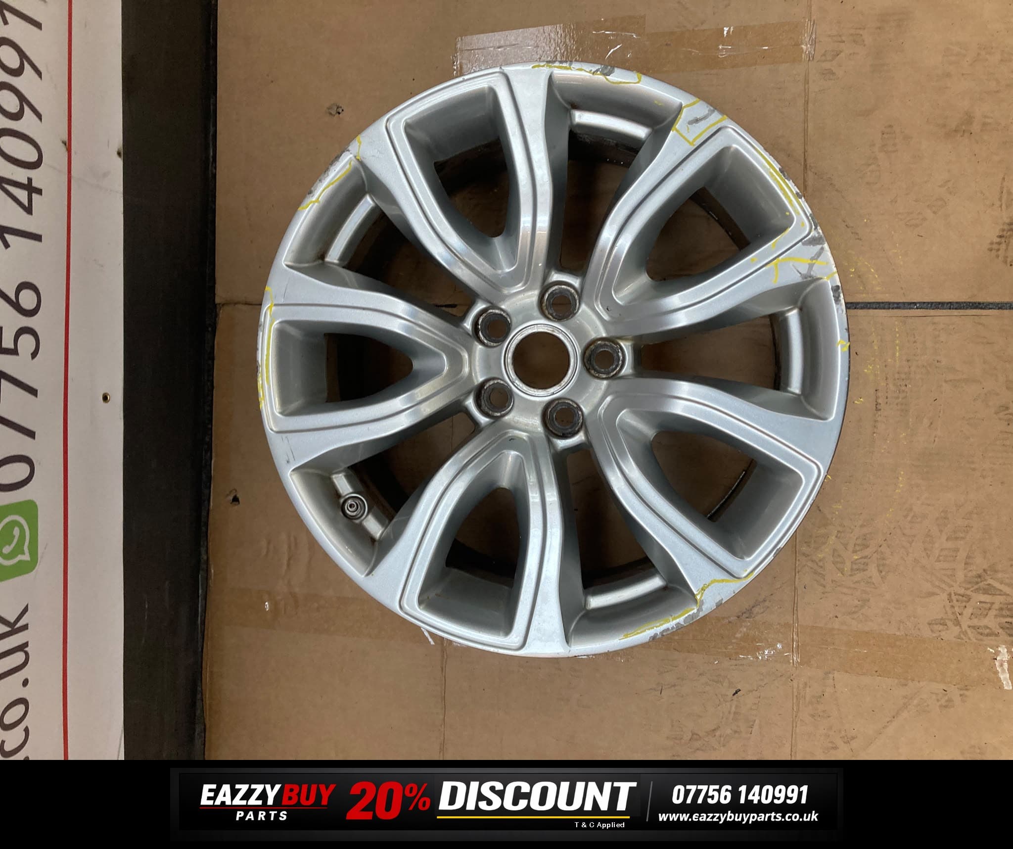 Range Rover Evoque L538 11-18 8J alloy wheel NO TYRE EJ321007AA