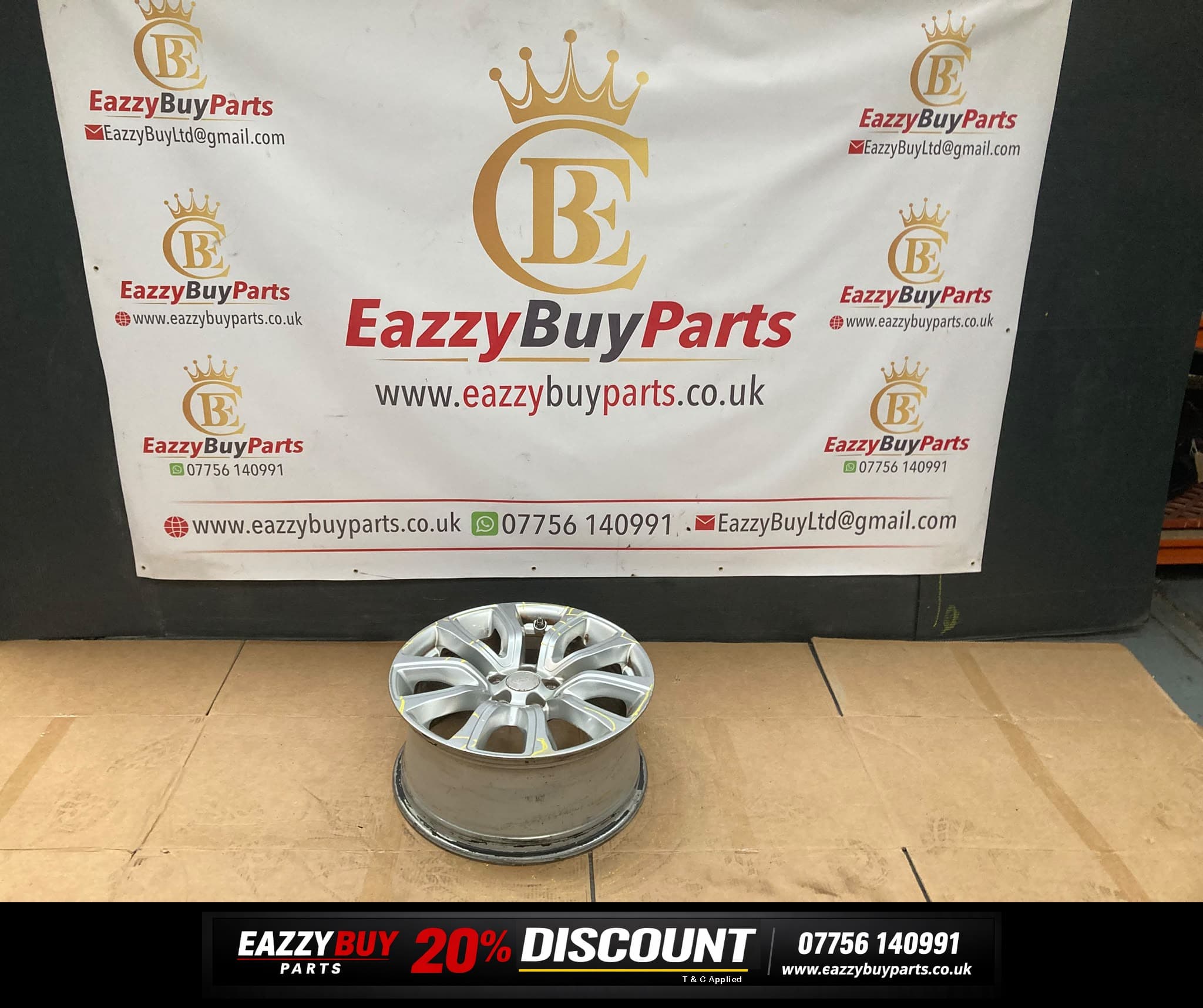 Range Rover Evoque L538 11-18 8J alloy wheel NO TYRE EJ321007AA