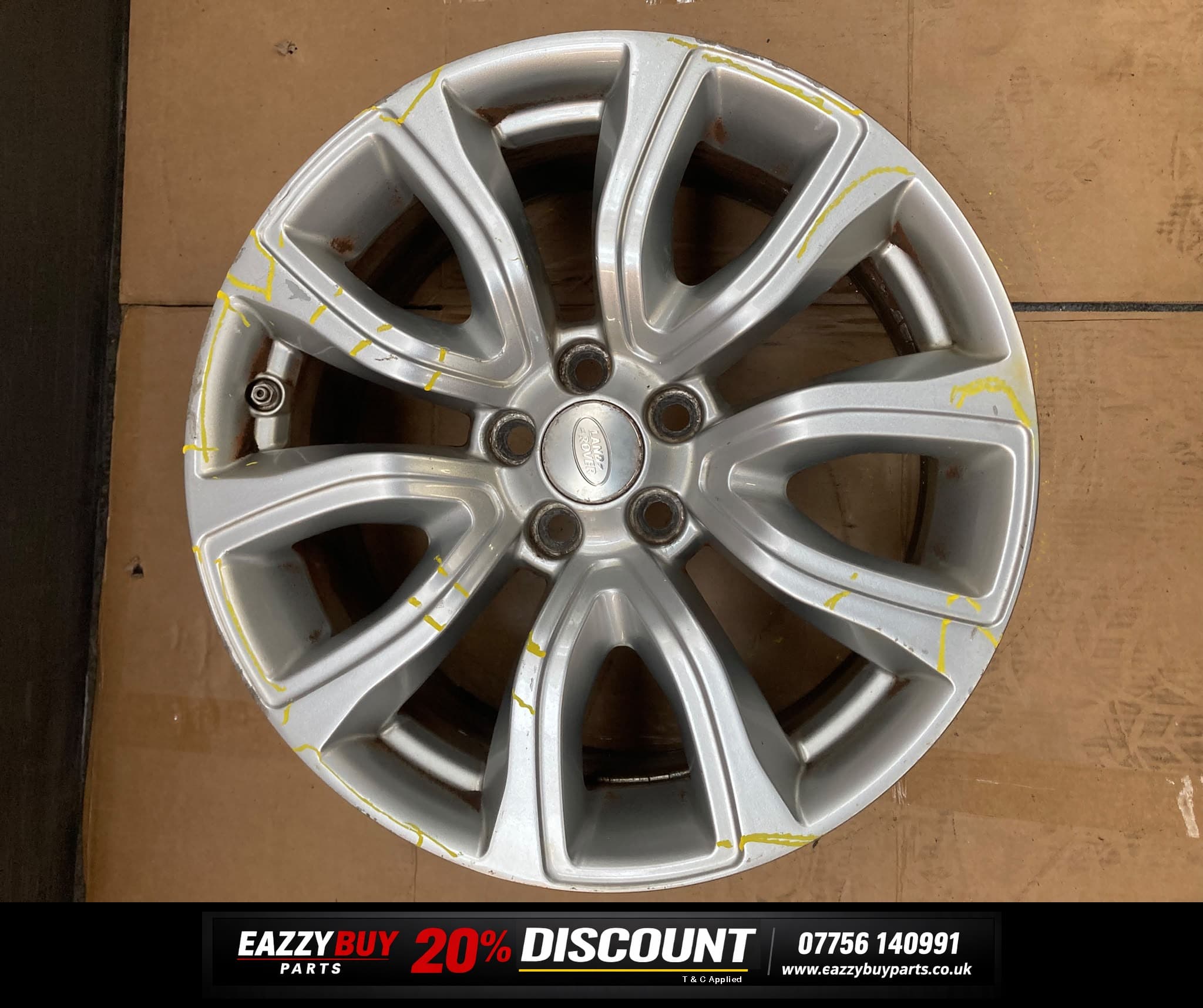 Range Rover Evoque L538 11-18 8J alloy wheel NO TYRE EJ321007AA