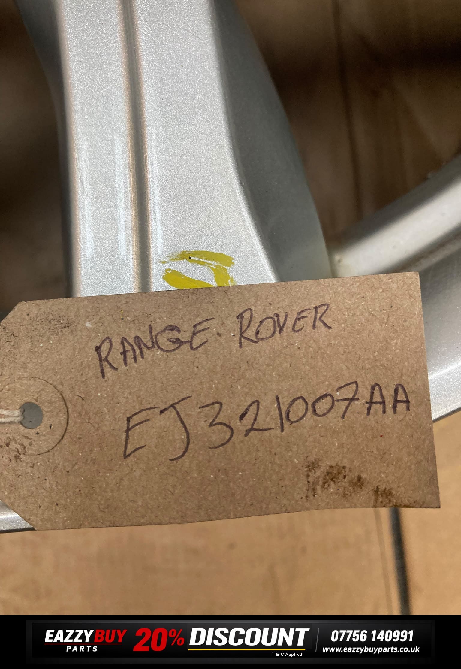 Range Rover Evoque L538 11-18 8J alloy wheel NO TYRE EJ321007AA