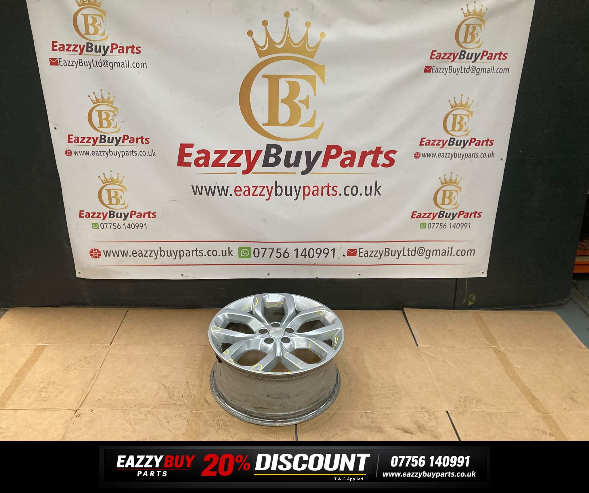 Land Rover Discovery Sport L550 14-20 8J 19" Alloy Wheel no tyre fk7m1007la
