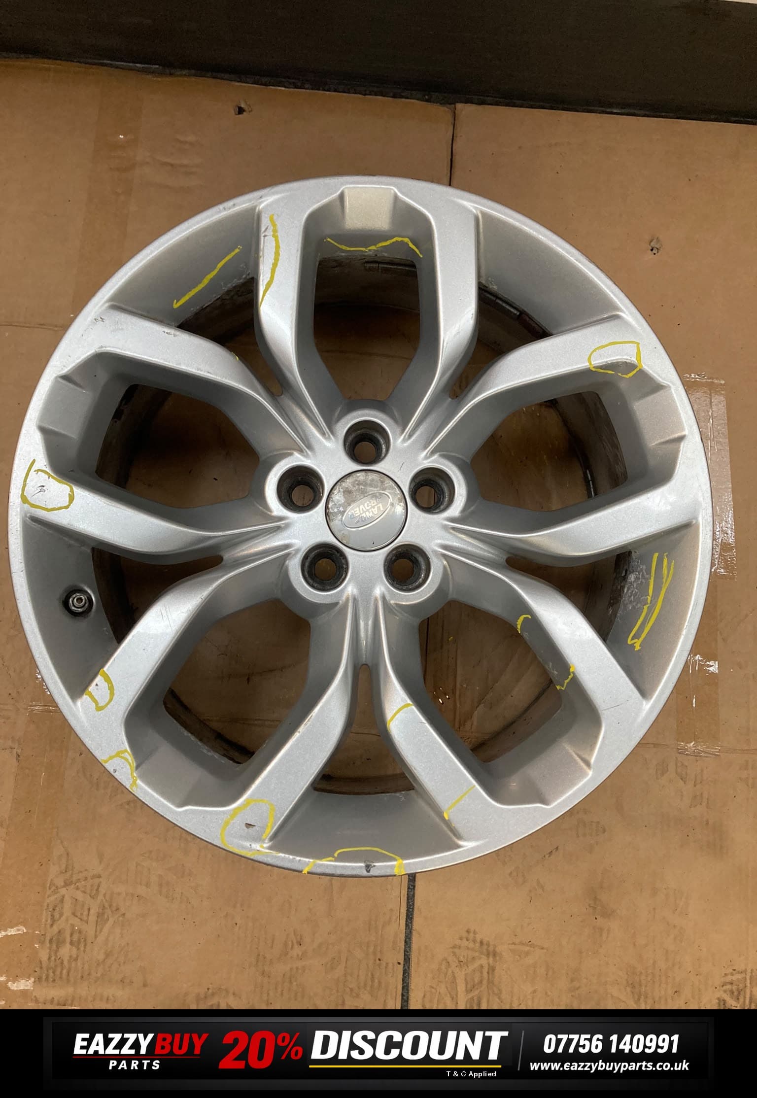 Land Rover Discovery Sport L550 14-20 8J 19" Alloy Wheel no tyre fk7m1007la
