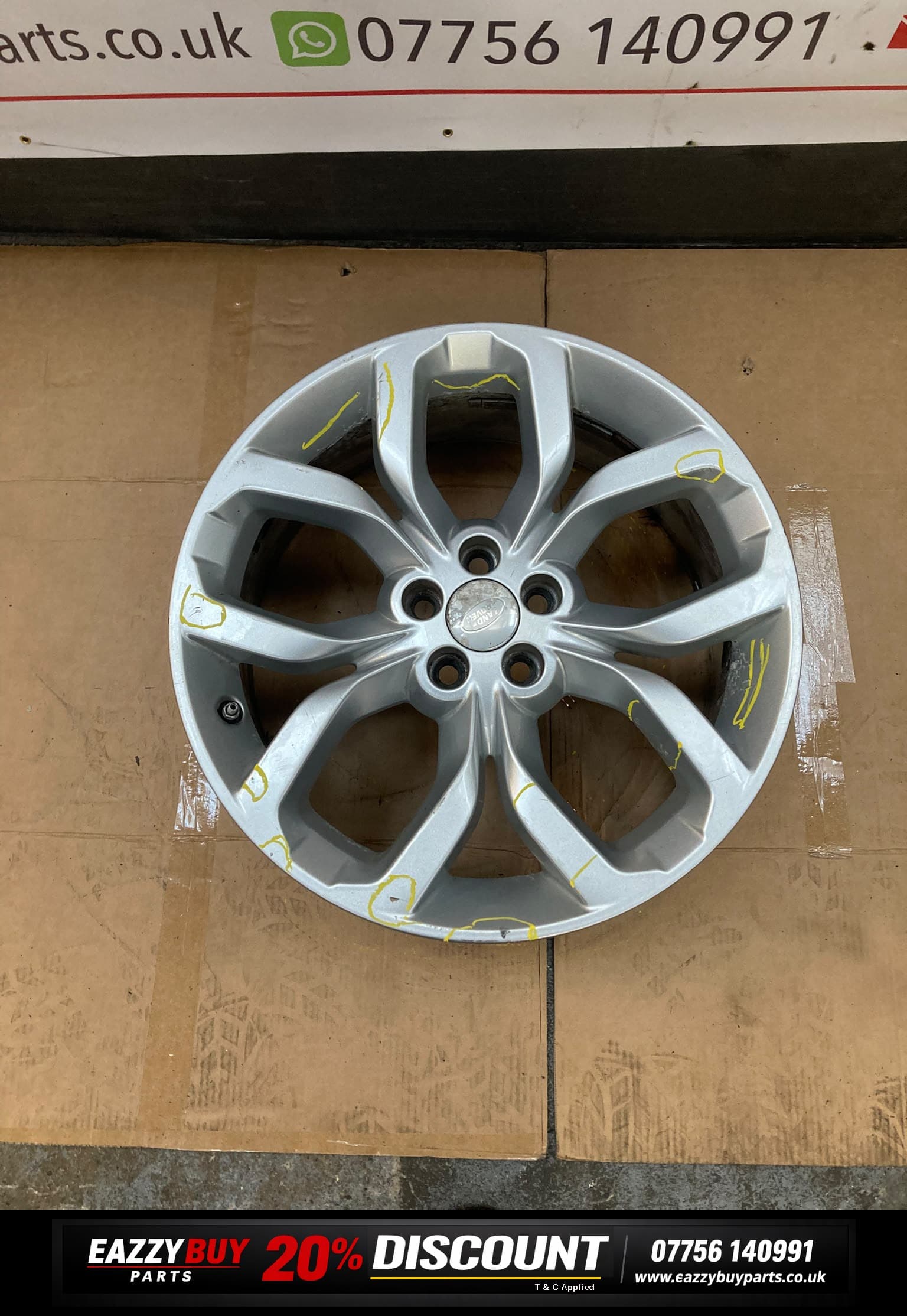 Land Rover Discovery Sport L550 14-20 8J 19" Alloy Wheel no tyre fk7m1007la