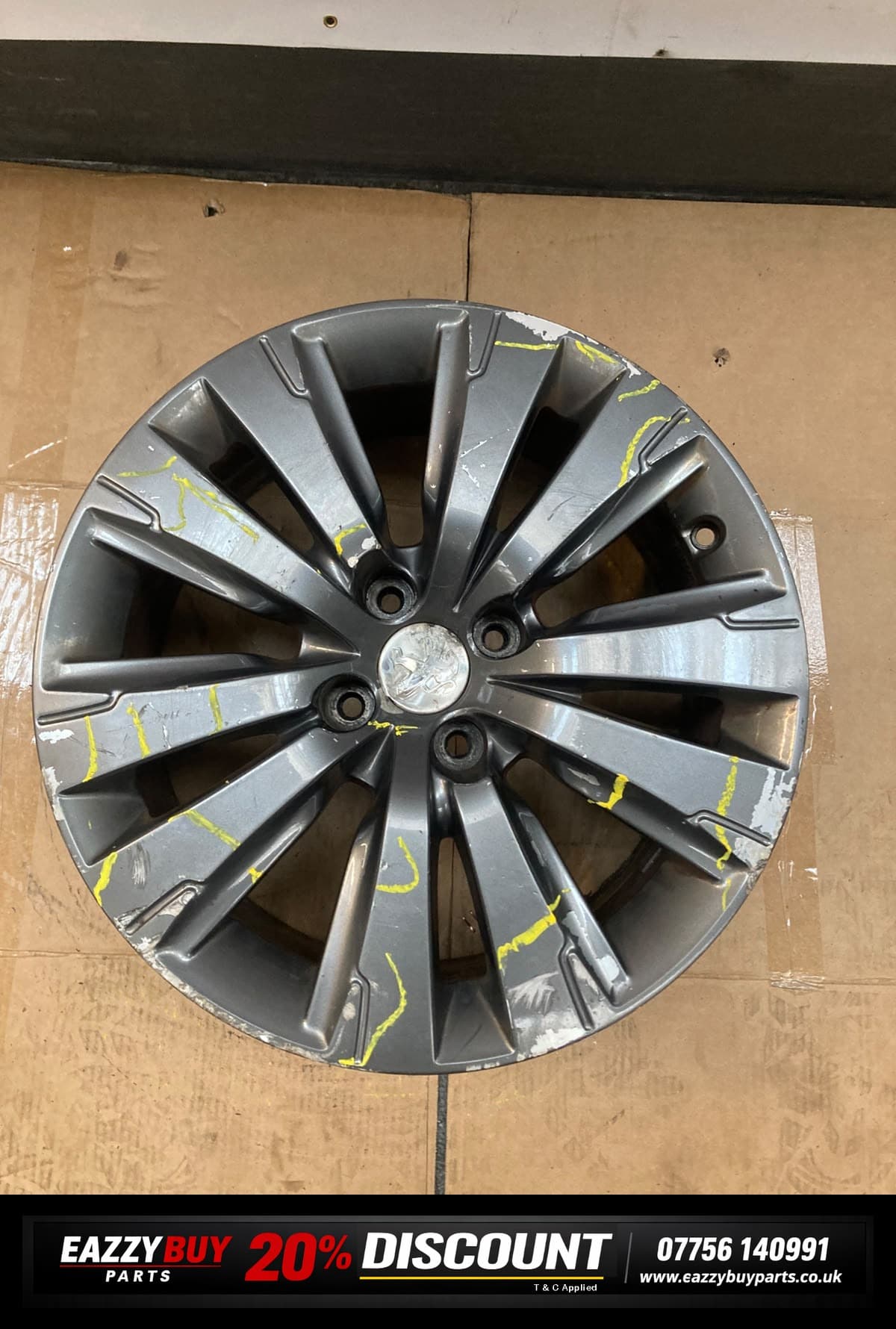 PEUGEOT 3008 I 09 7.5J 17" Wheel NO TYRE 9802462377