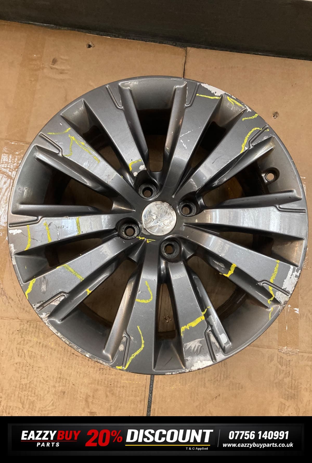 PEUGEOT 3008 I 09 7.5J 17" Wheel NO TYRE 9802462377