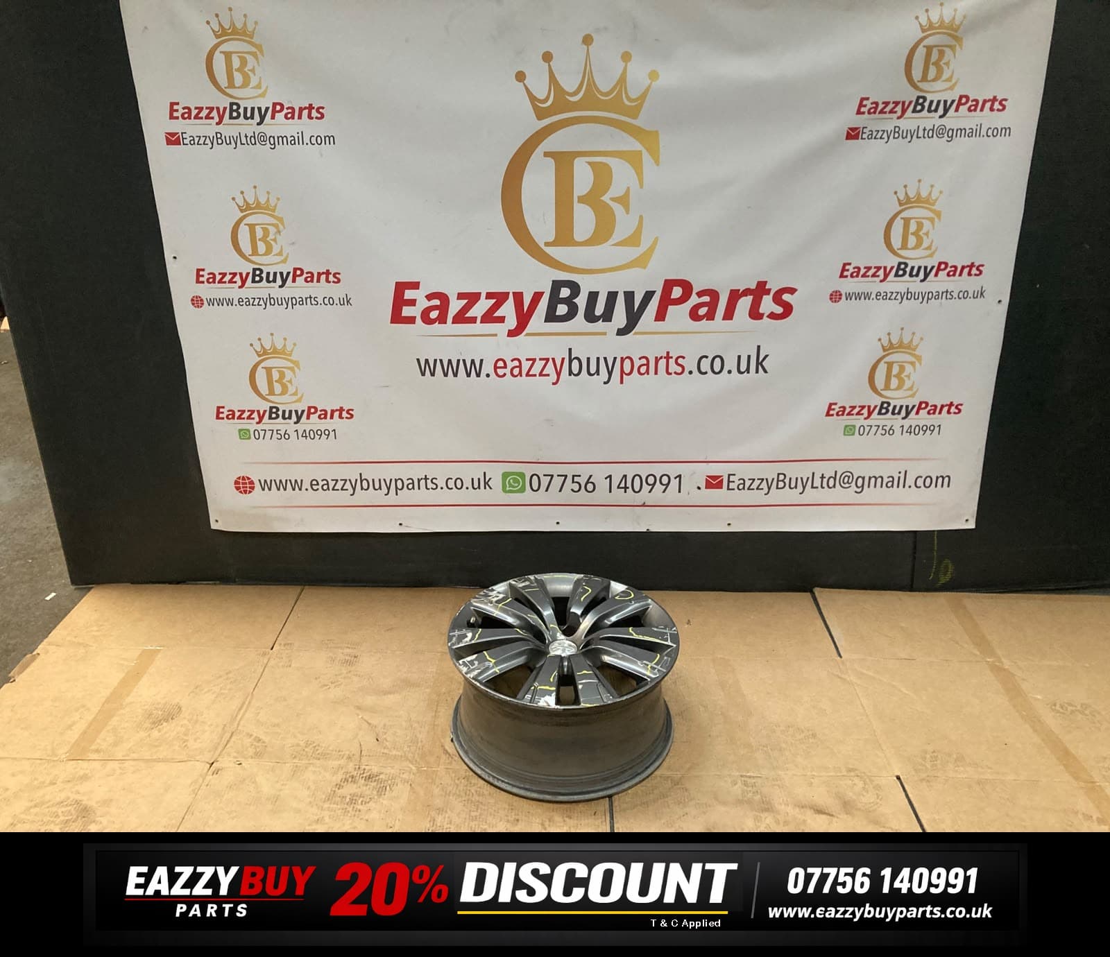Peugeot 3008 I 09 7.5J 17" rim wheel NO TYRE 9802462377
