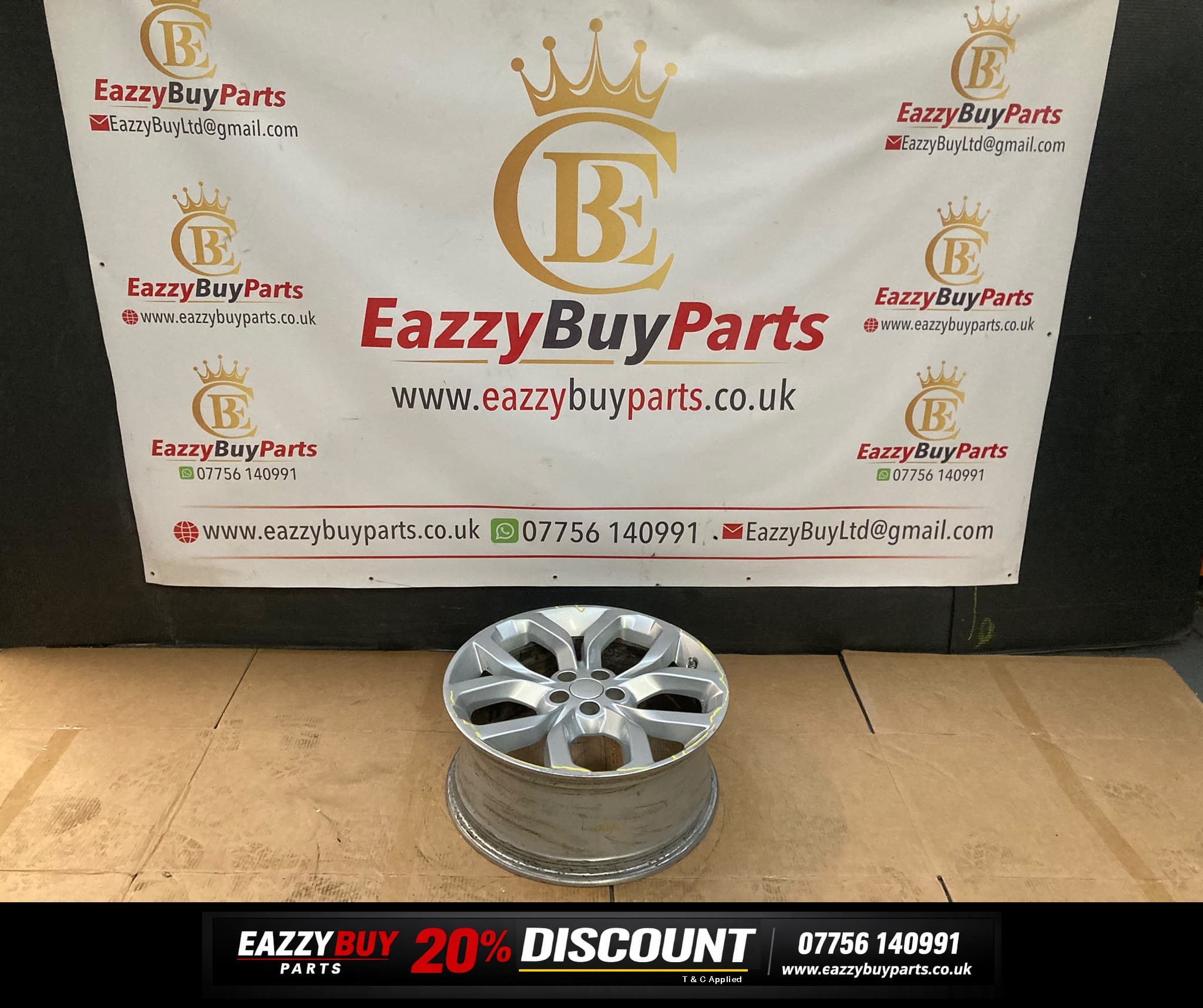 Land Rover Discovery Sport L550 14-20 8J 19" Alloy Wheel NO TYRE FK7M1007LA