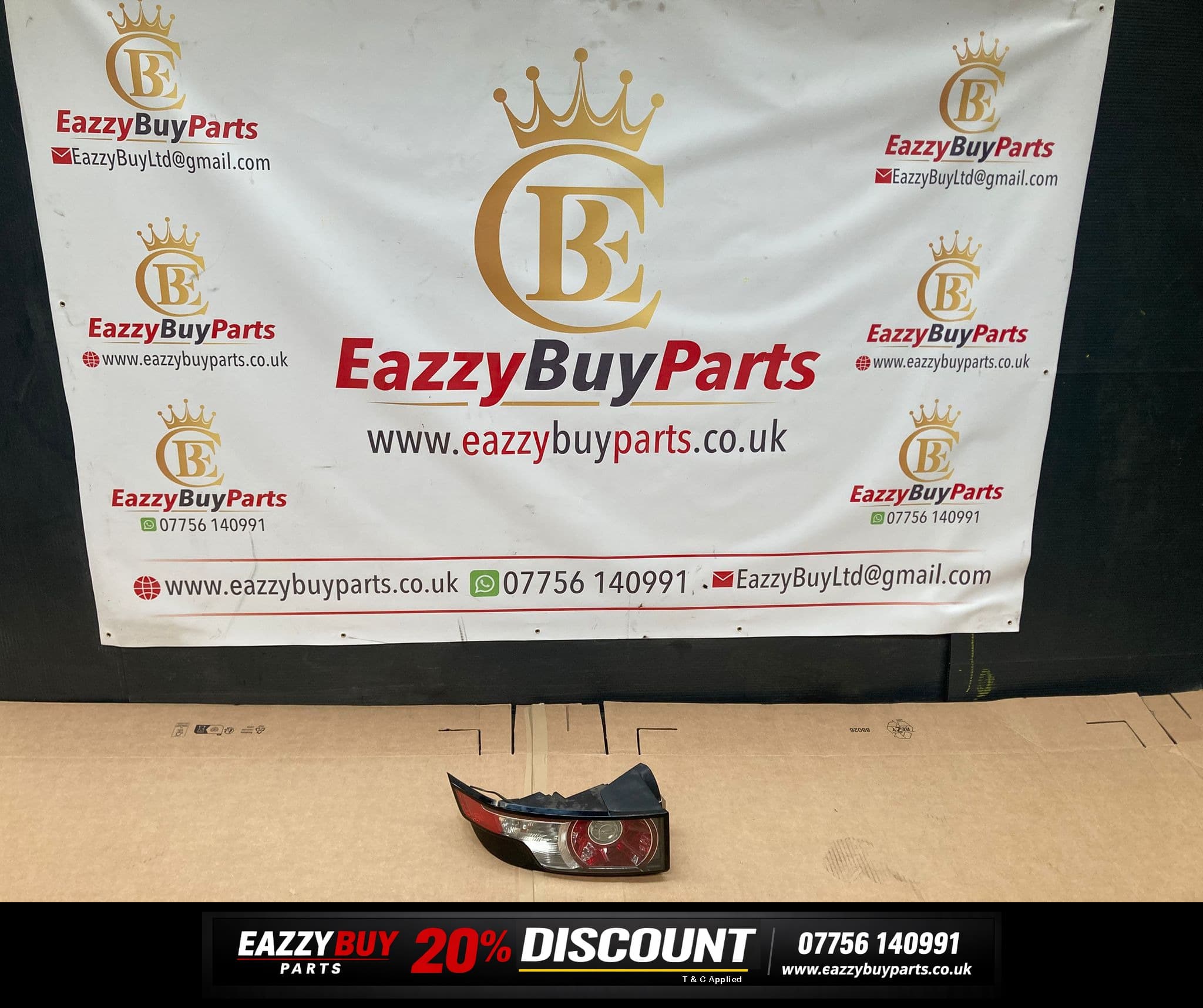 Range Rover Evoque L538 Passenger Side Rear 11-18 Rear Tail Light 178926