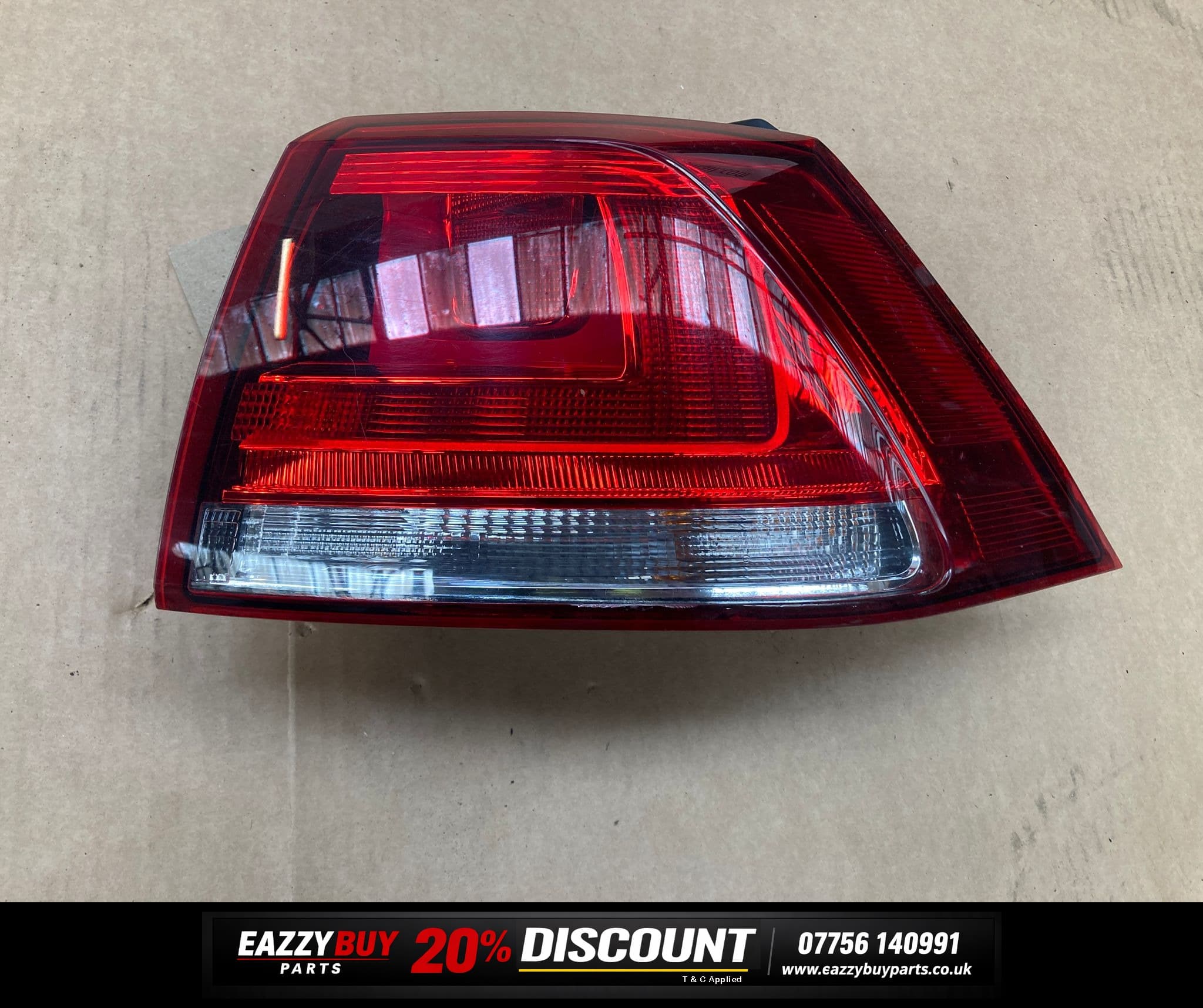 Volkswagen Golf MK7 13-17 Rear Right Tail Light 5G0945096M