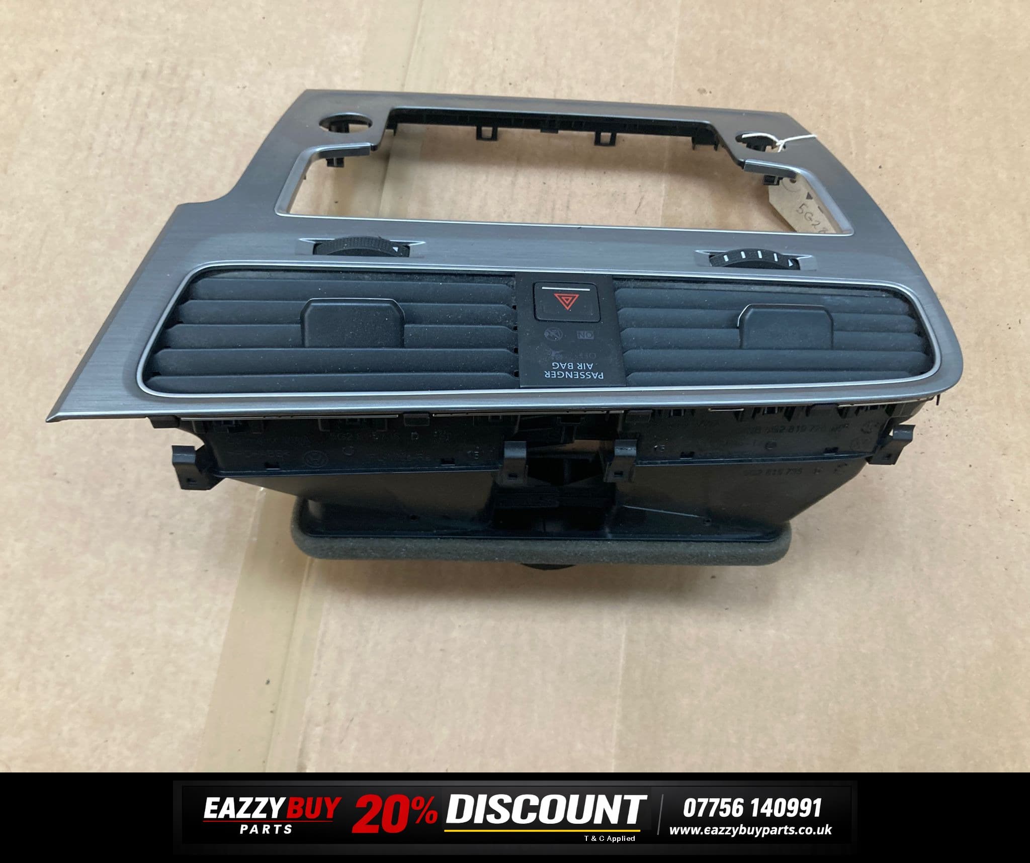 Volkswagen Golf MK7 13-20 Dashboard Air Vent Heater Centre Dash 5G2819728AG