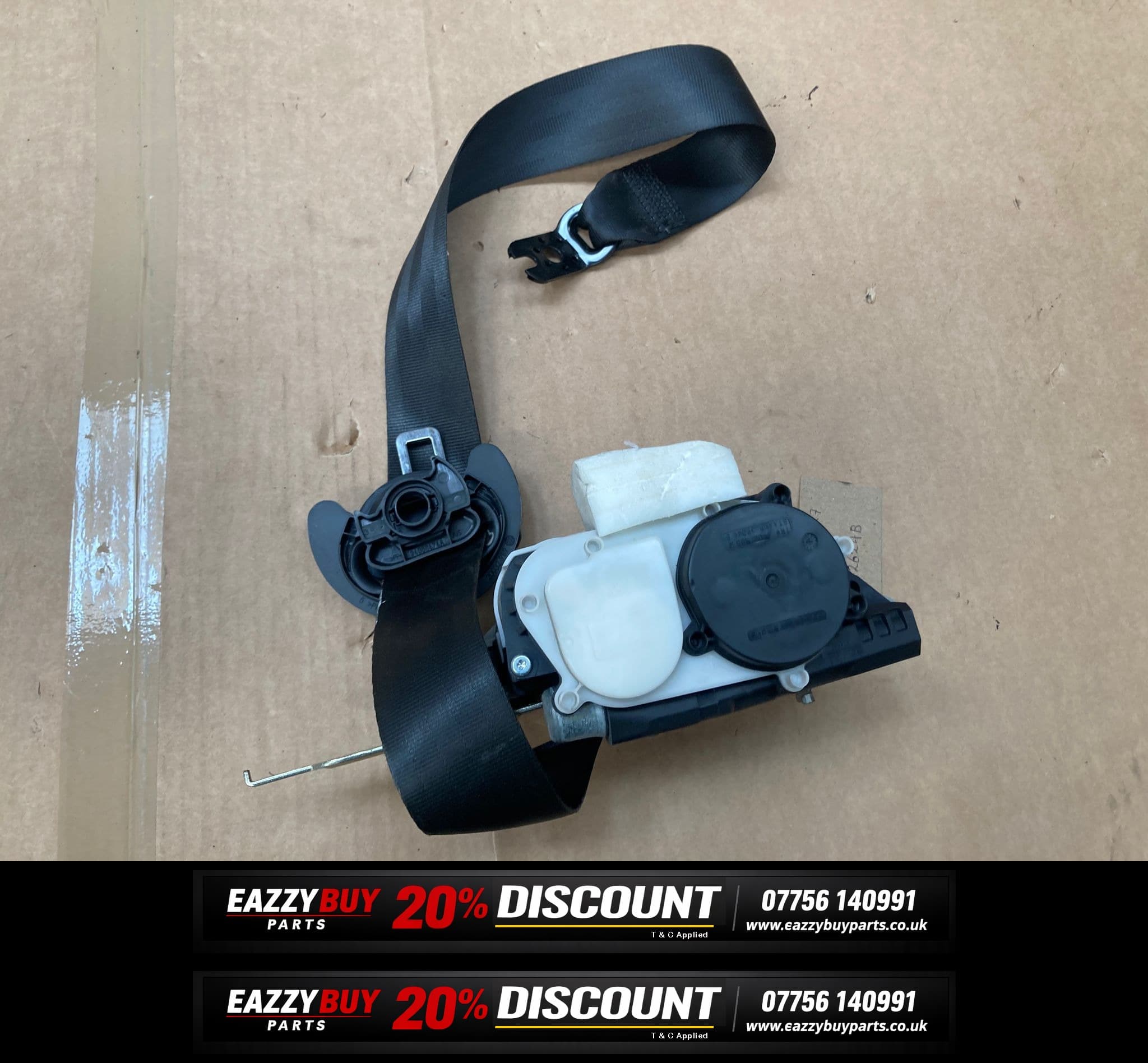 Volkswagen Golf MK7 12-17 Front Seat Belt Passenger Side 34172624B