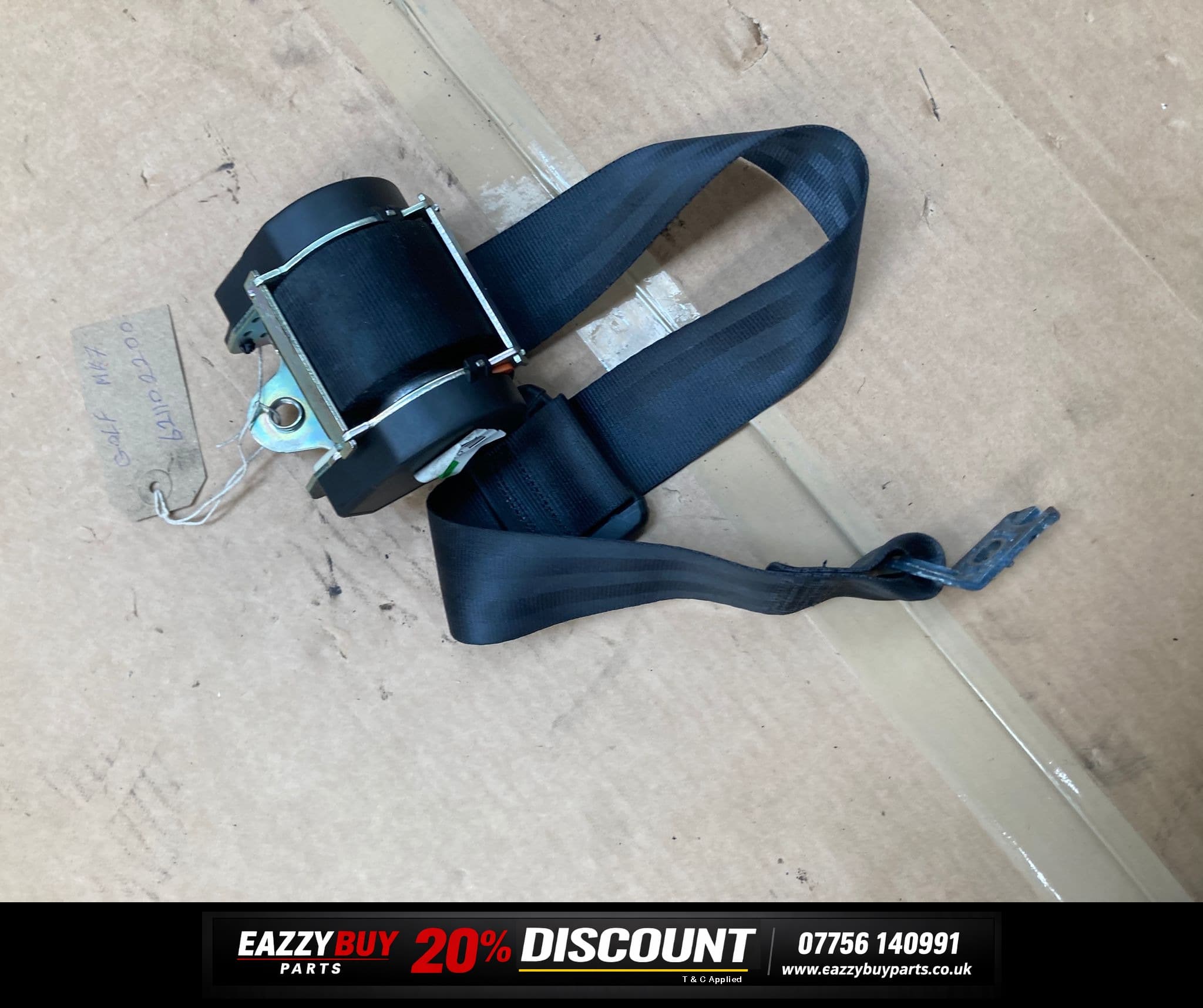 Volkswagen Golf MK7.5 13-19 Rear Seatbelt 621102200