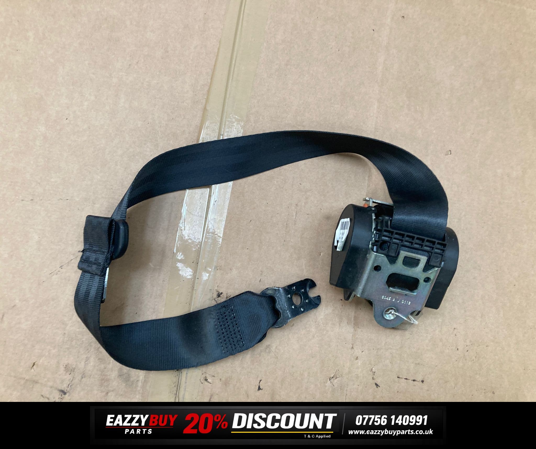 VOLKSWAGEN GOLF MK7 13-20 Rear Left or Right Seat Belt 621102200