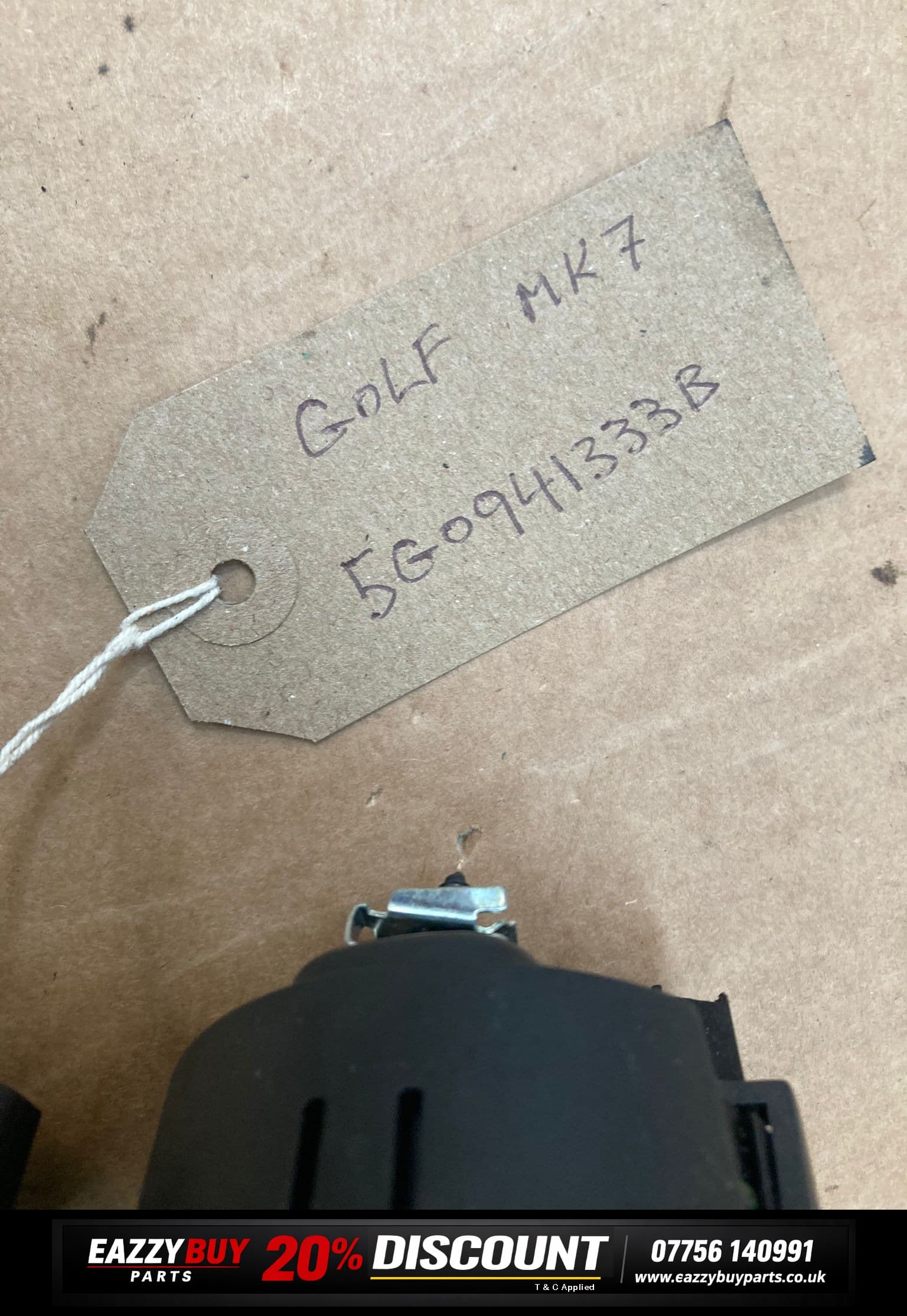 Volkswagen Golf MK7 13-16 Headlight Height Level Control Switch 5G0941333B