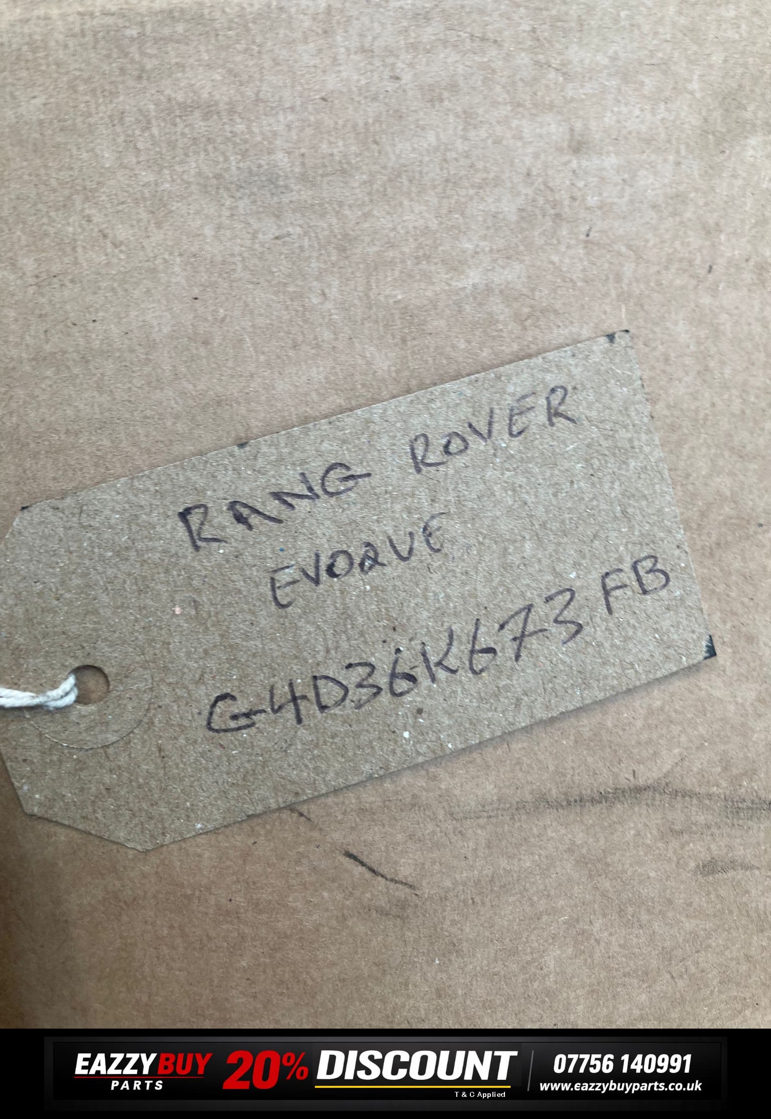 Land Rover Discovery Sport L550 15-20 Turbo Oil Pipe G4D36K673FB