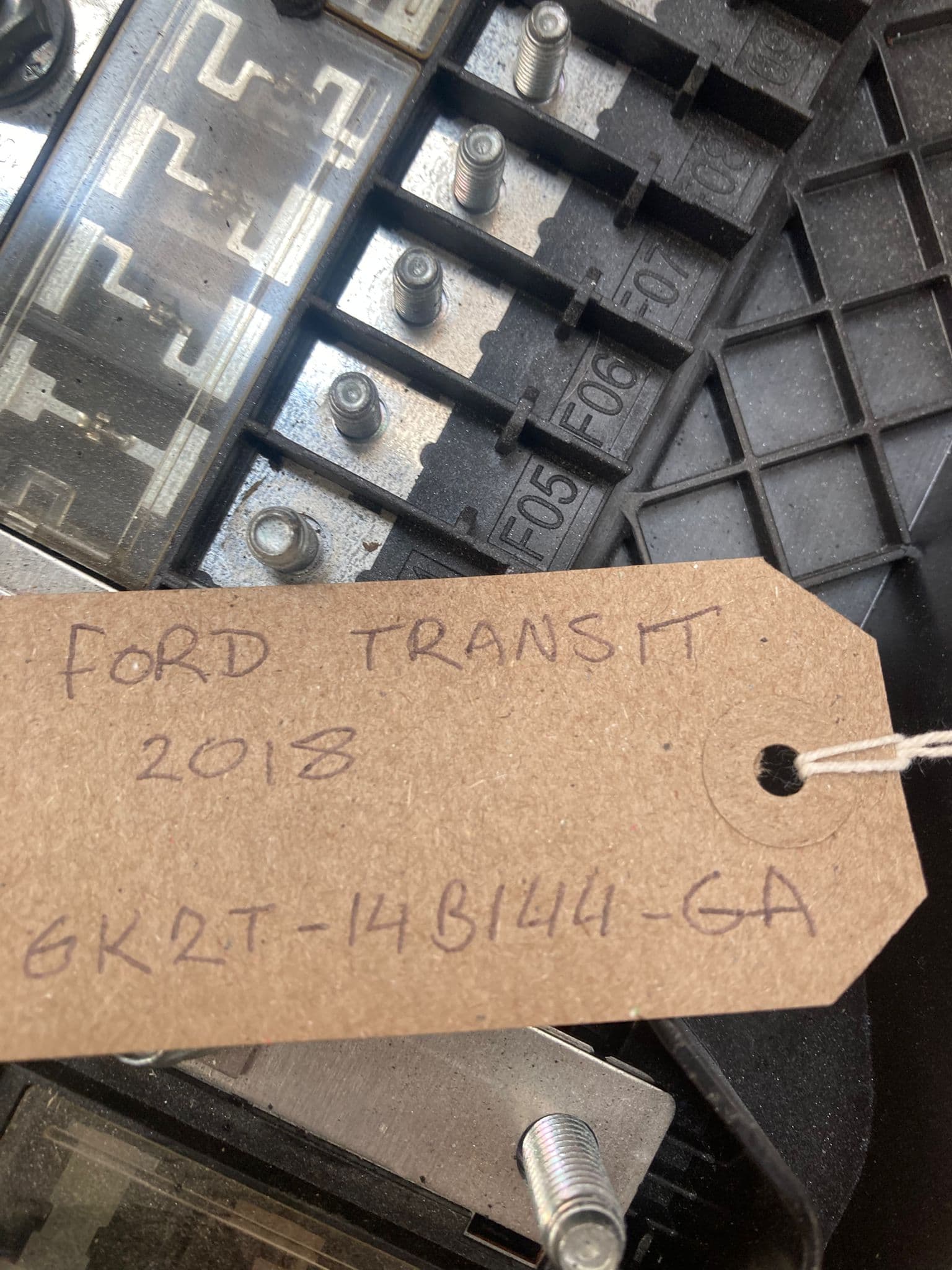 FORD TRANSIT MK8 2014-2019 Fuse Box gk2t14b144ga