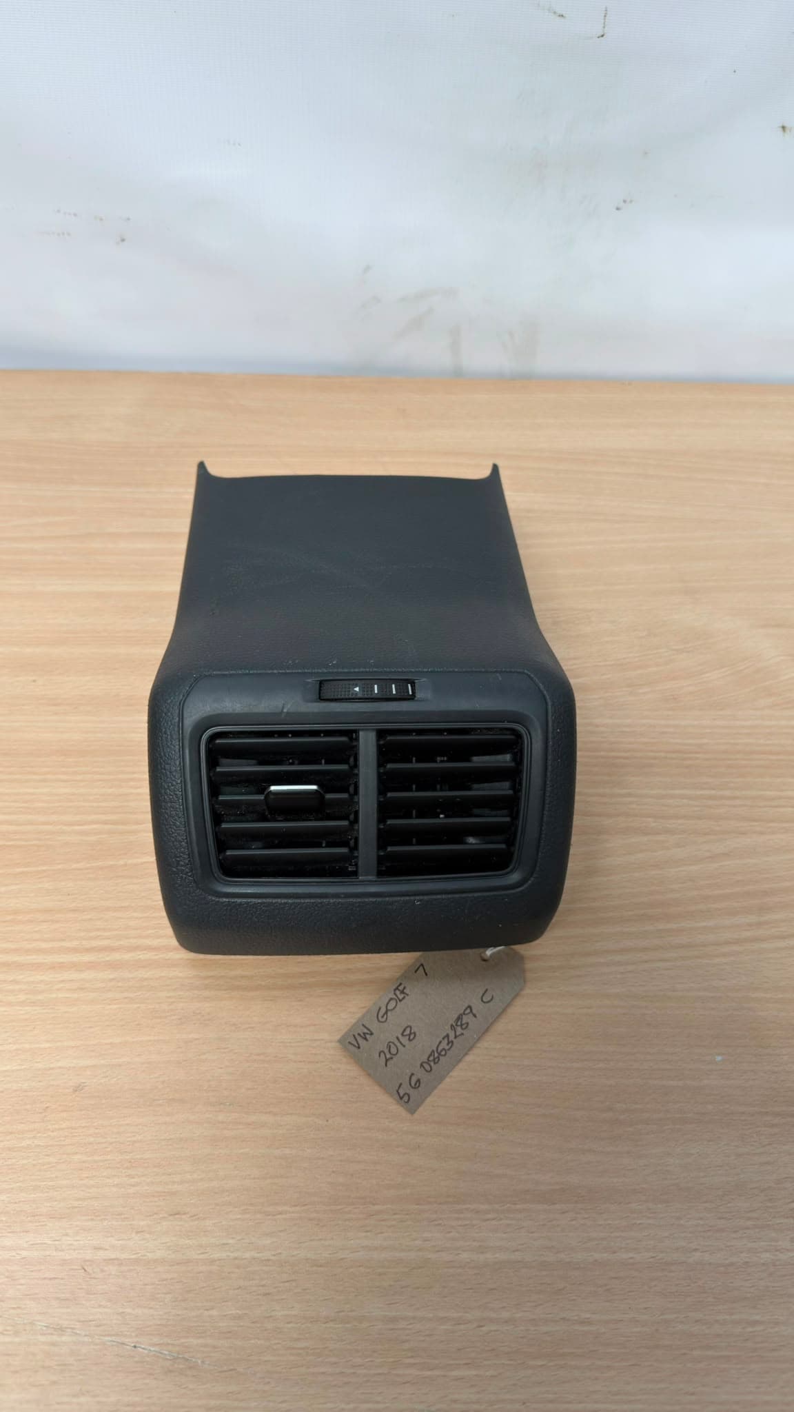 Volkswagen Golf MK7 13-19 Rear Centre Console Air Vent Trim 5g0863289c