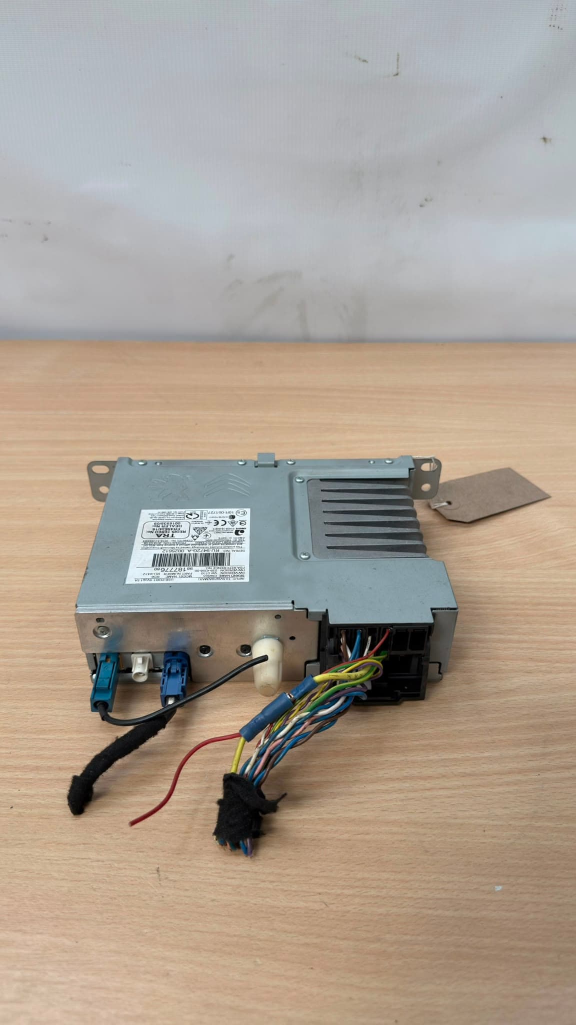 Peugeot Expert Radio Stereo Multi Media Head Unit 1.6HDI 2017 -98187776-80