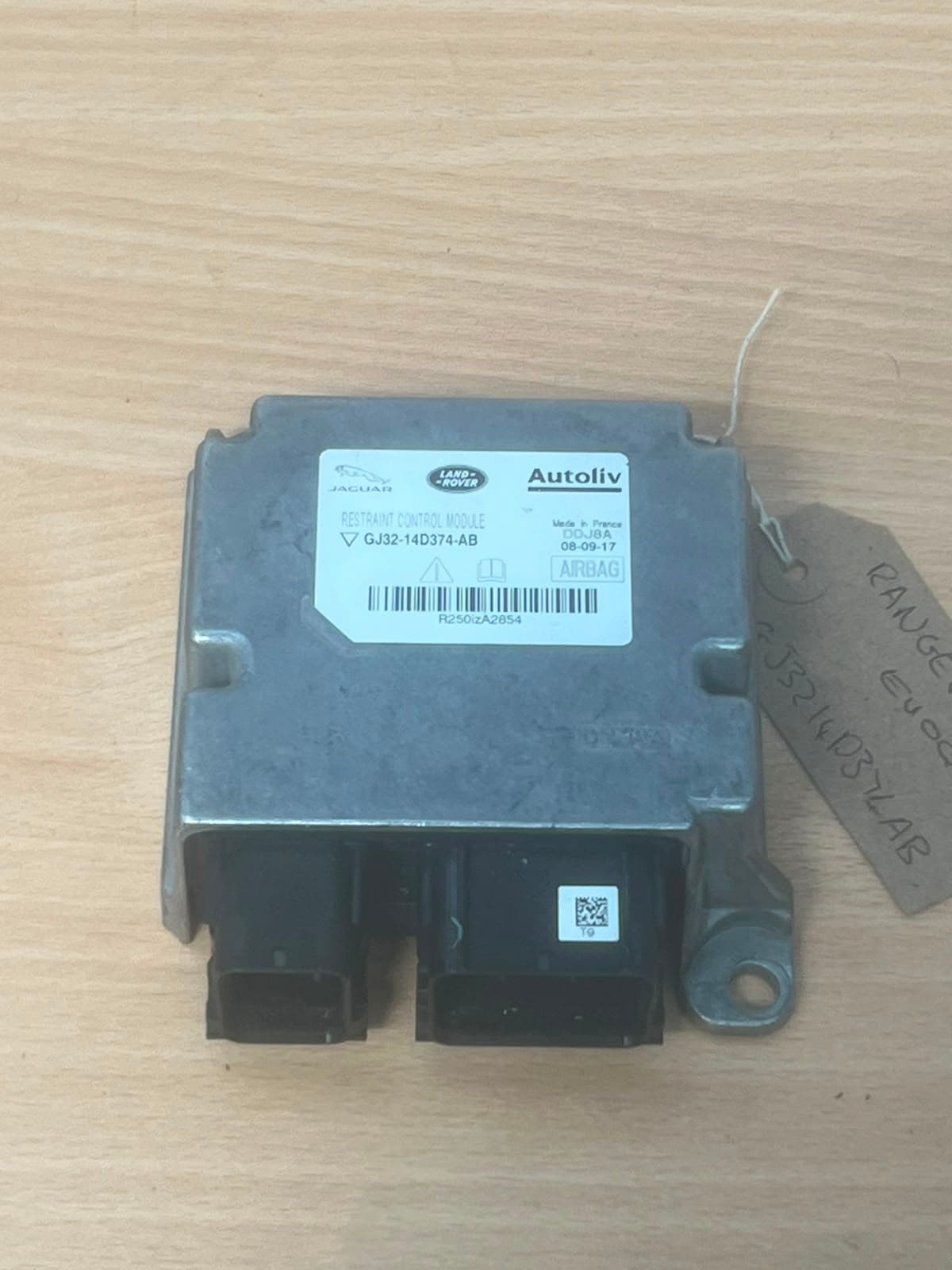 Range Rover Evoque L538 2012-2018 Airbag Control Module GJ3214D374AB