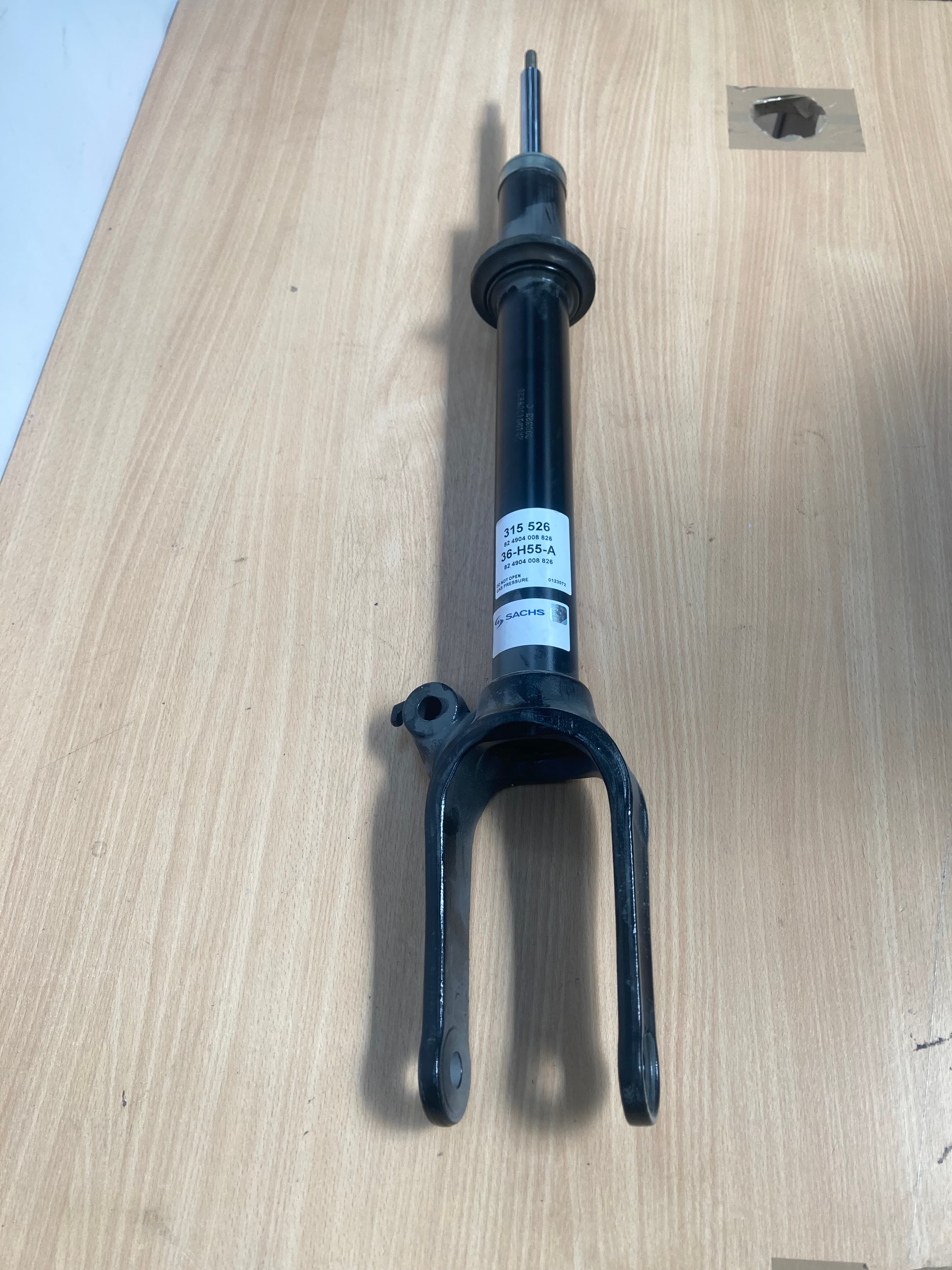 Mercedes-Benz ML W164 2008-2009 Front shock absorber with spring 315526