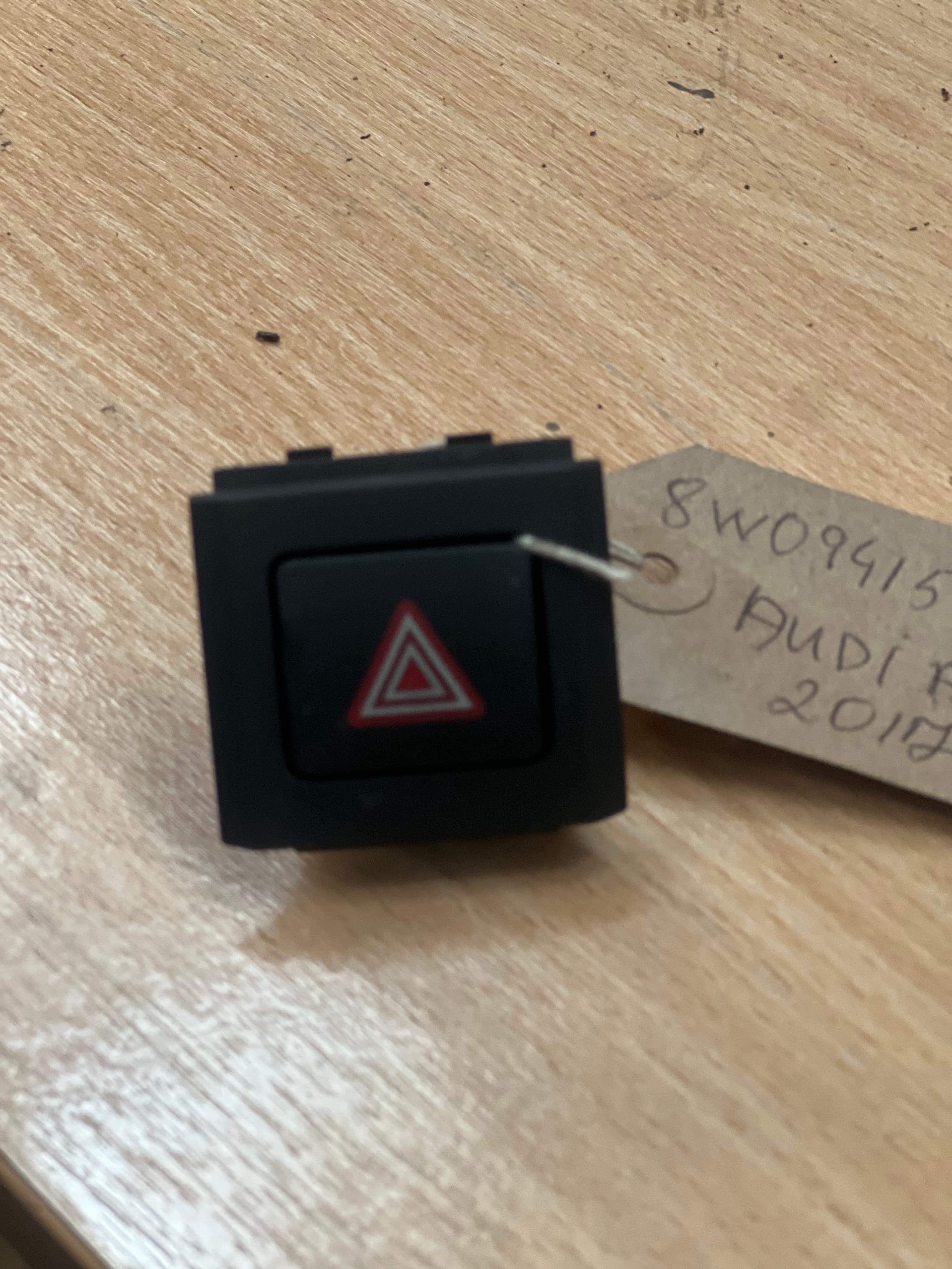 AUDI A5 F5 2017-2018 Hazard Warning Lights Switch Button 8W0941509A