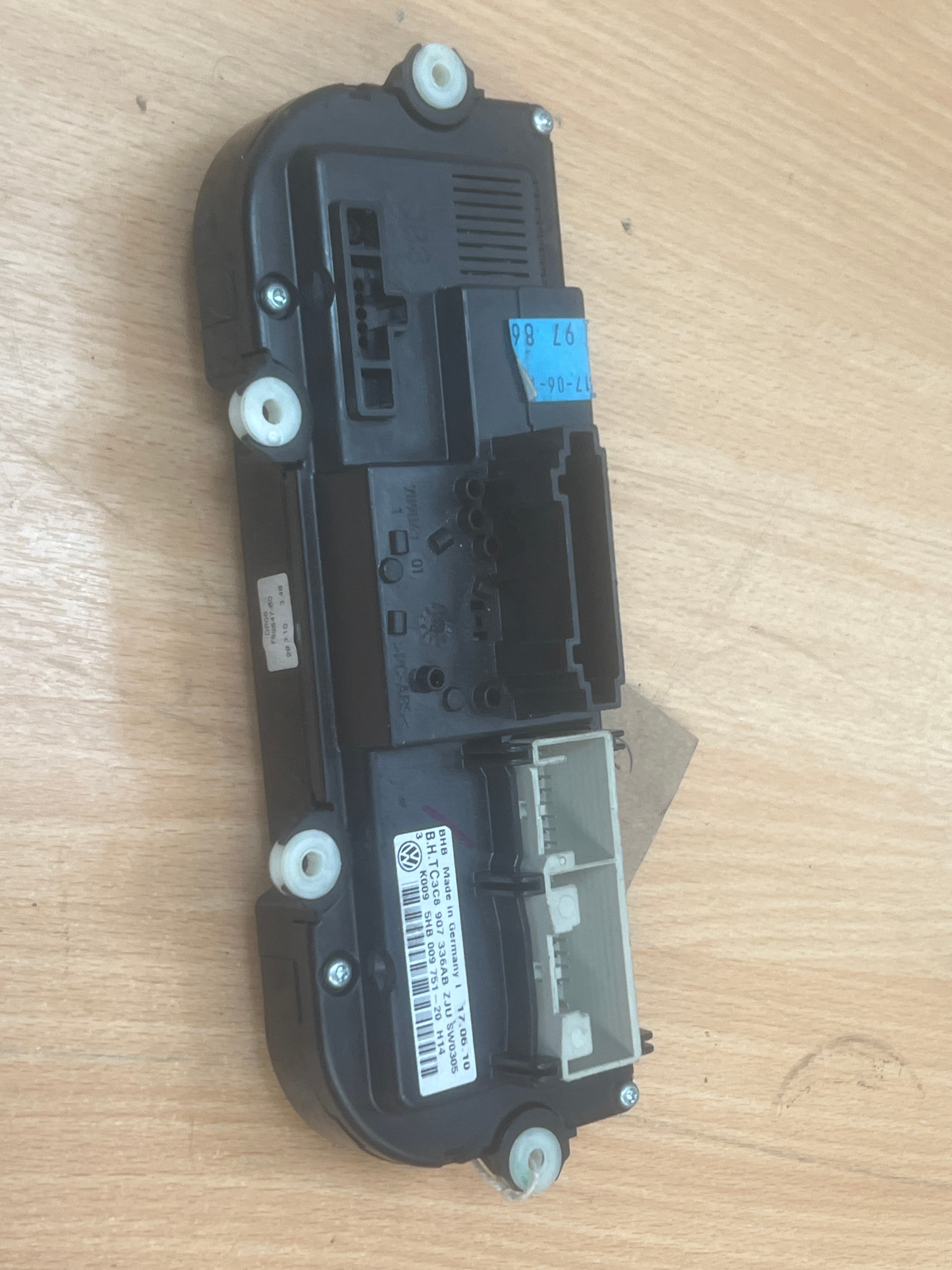 Volkswagen Golf MK6 2009-2012 Climate Heater Control Panel 3C8907336AB
