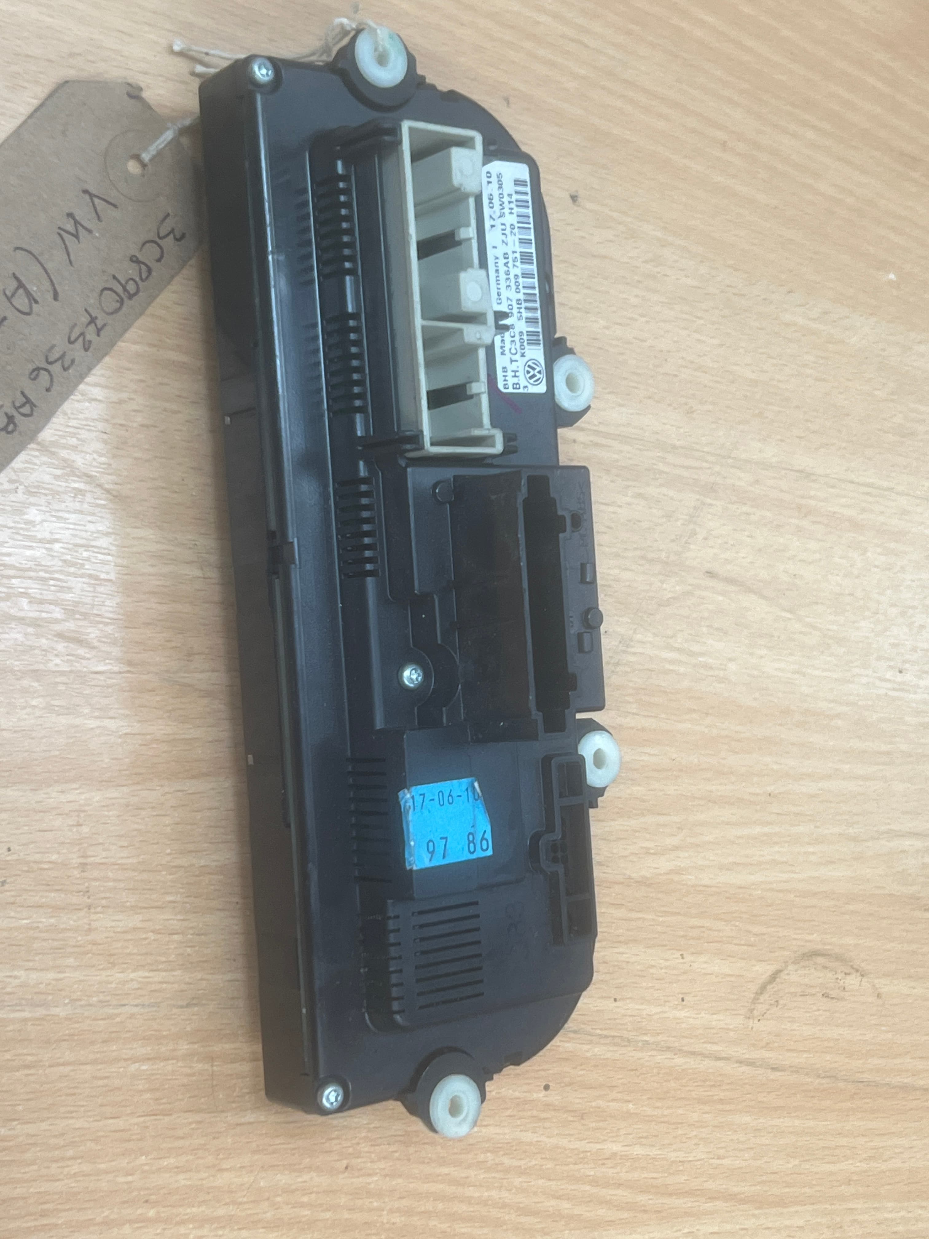 Volkswagen Golf MK6 2009-2012 Climate Heater Control Panel 3C8907336AB