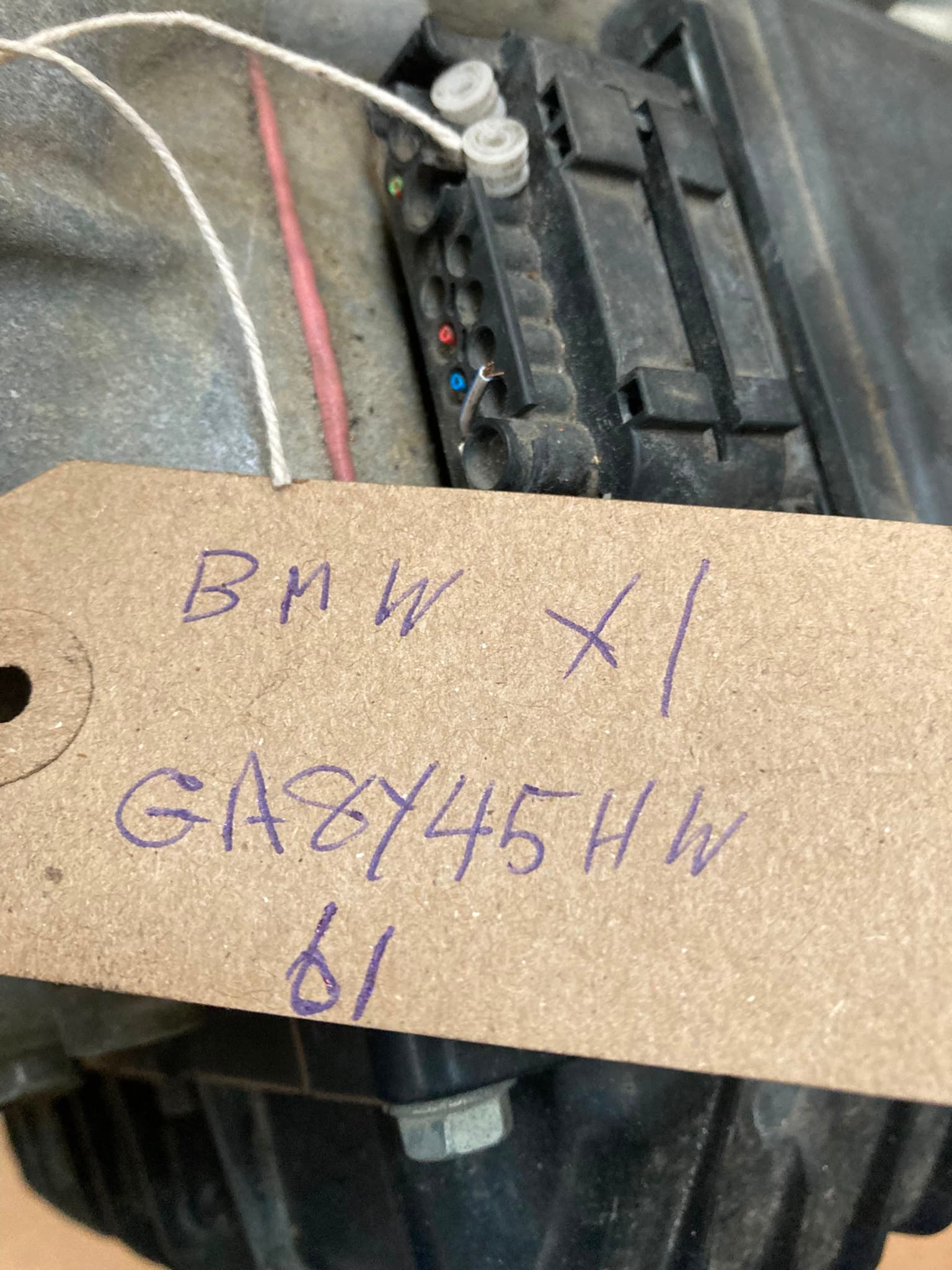 BMW X2 F39 2018 Automatic ETN19270 gearbox 2.0 Diesel GA8Y45HW
