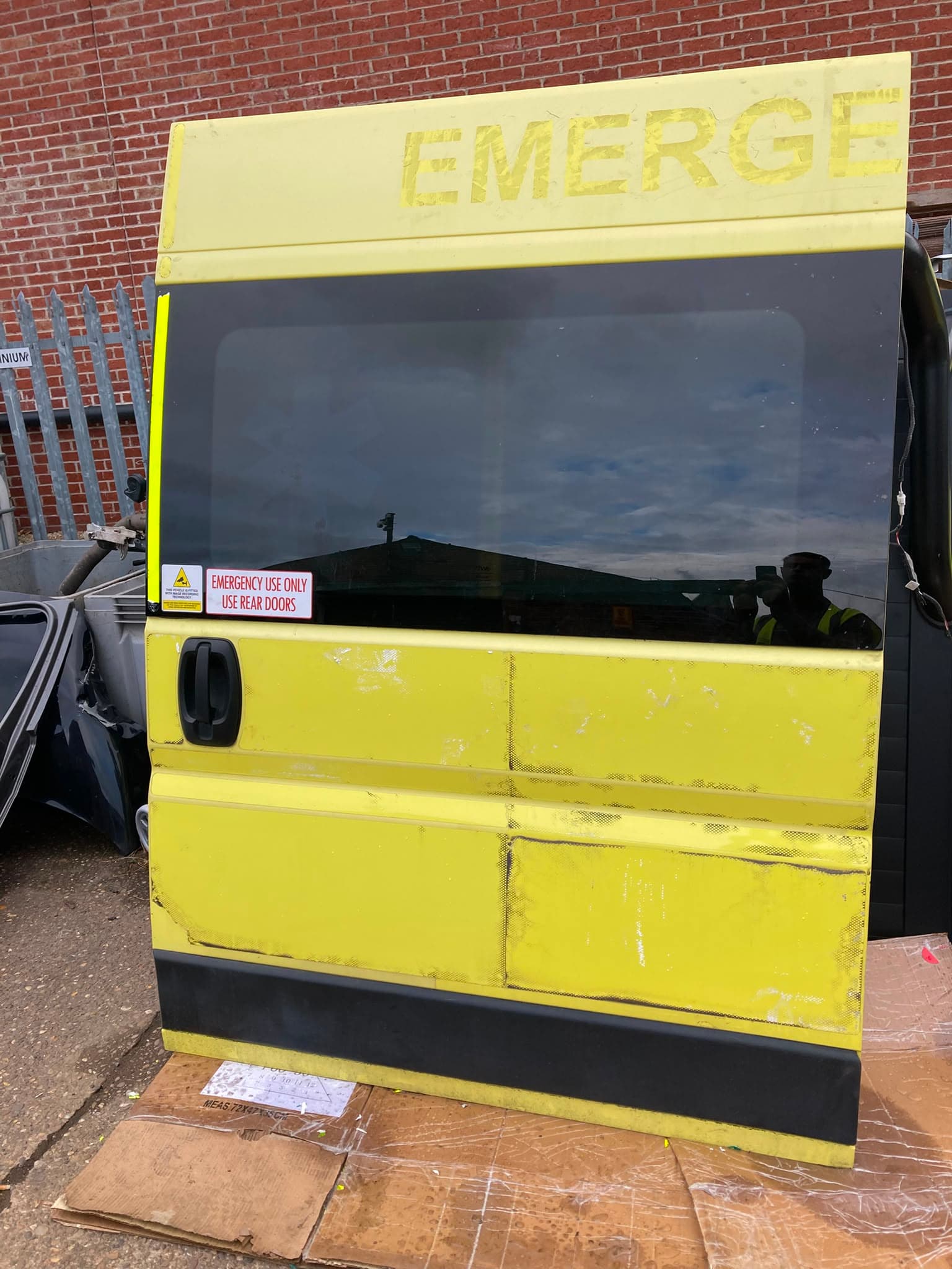 Fiat Ducato Sliding Door Left 2015 4/5dr 250 Yellow With Glass Diesel
